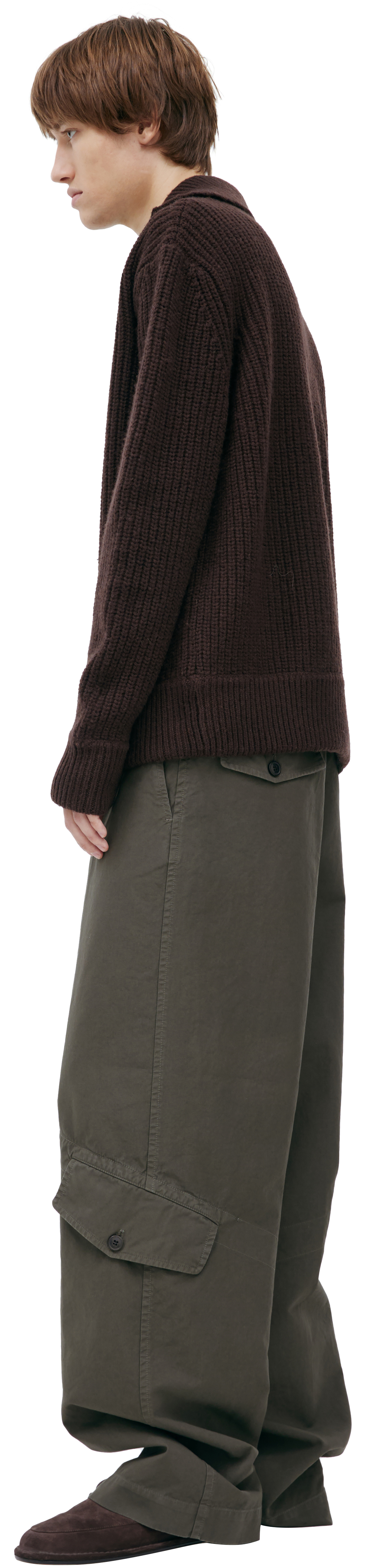 Dries Van Noten Sweater with button-down collar