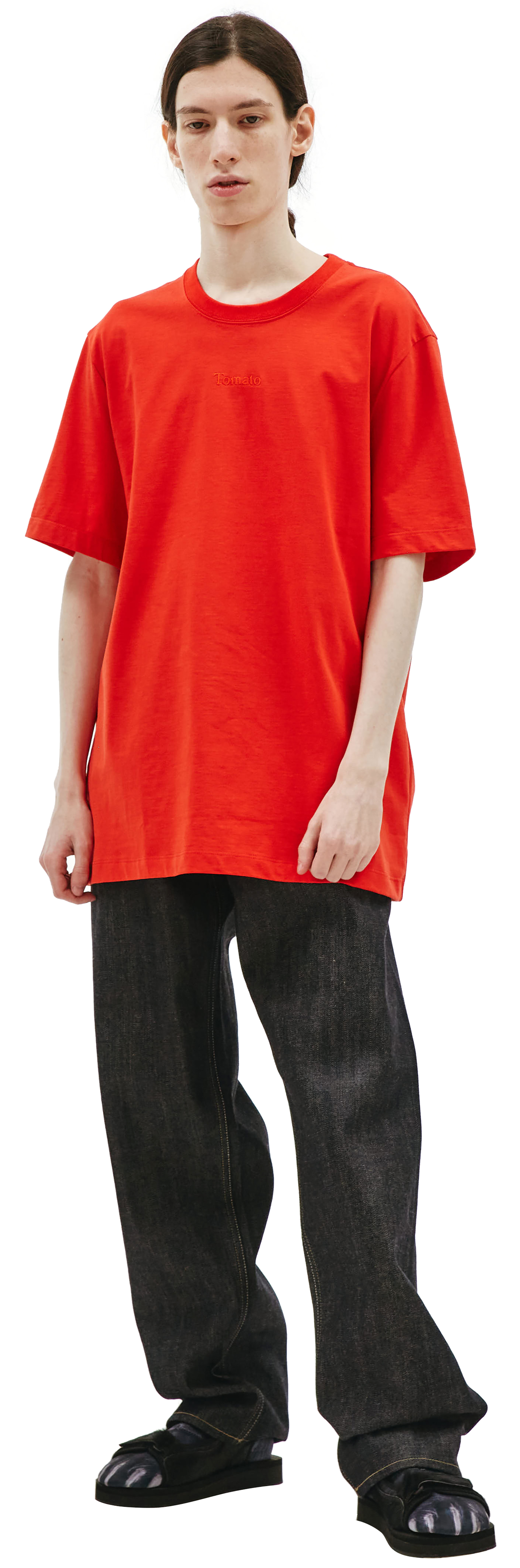Doublet Embroidery tomato t-shirt