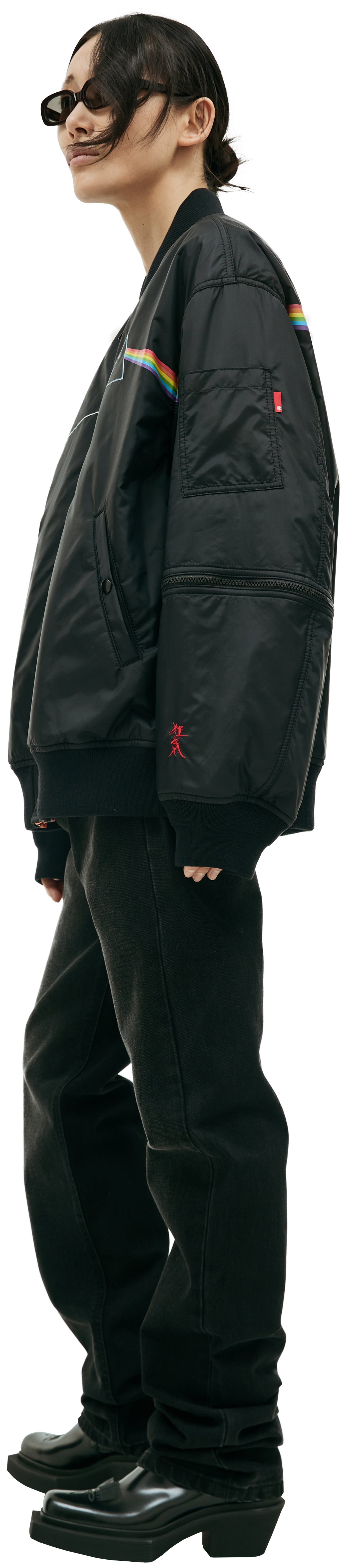 Undercover Pink Floyd printed bomber jacket