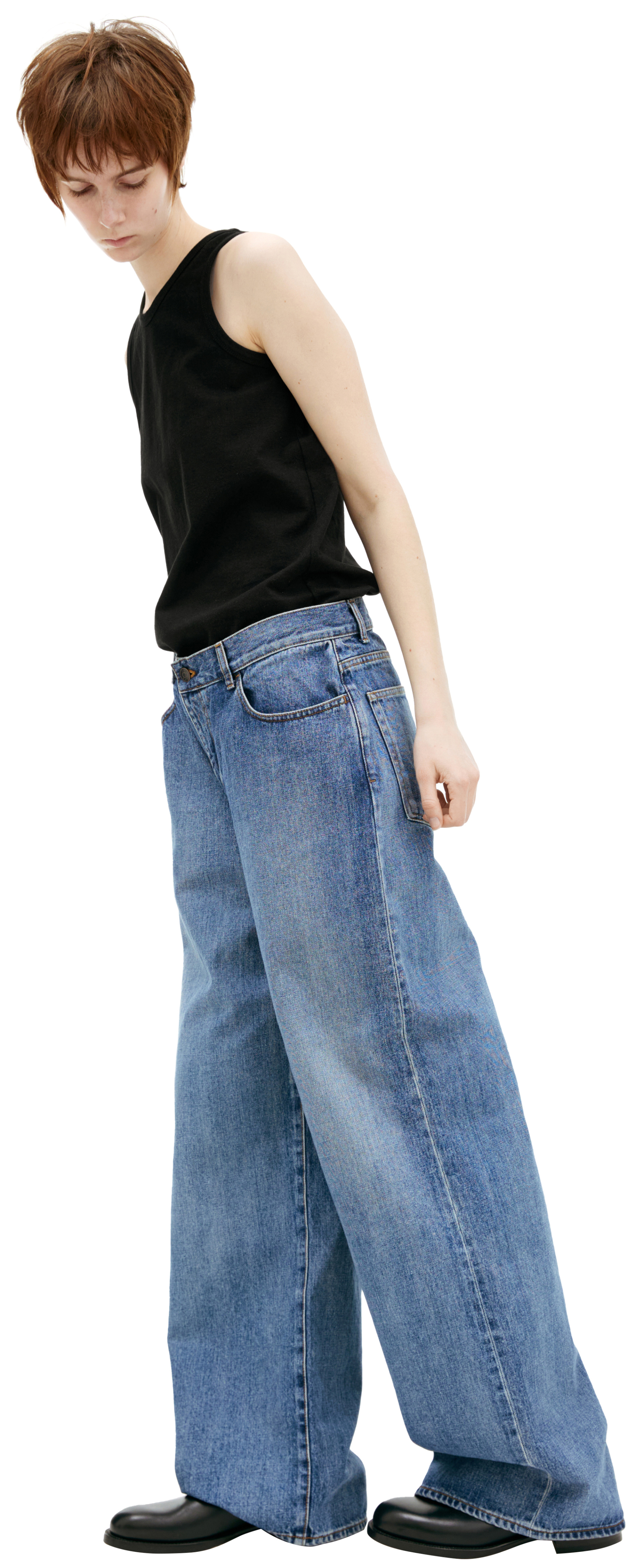 The Row Straight cotton jeans