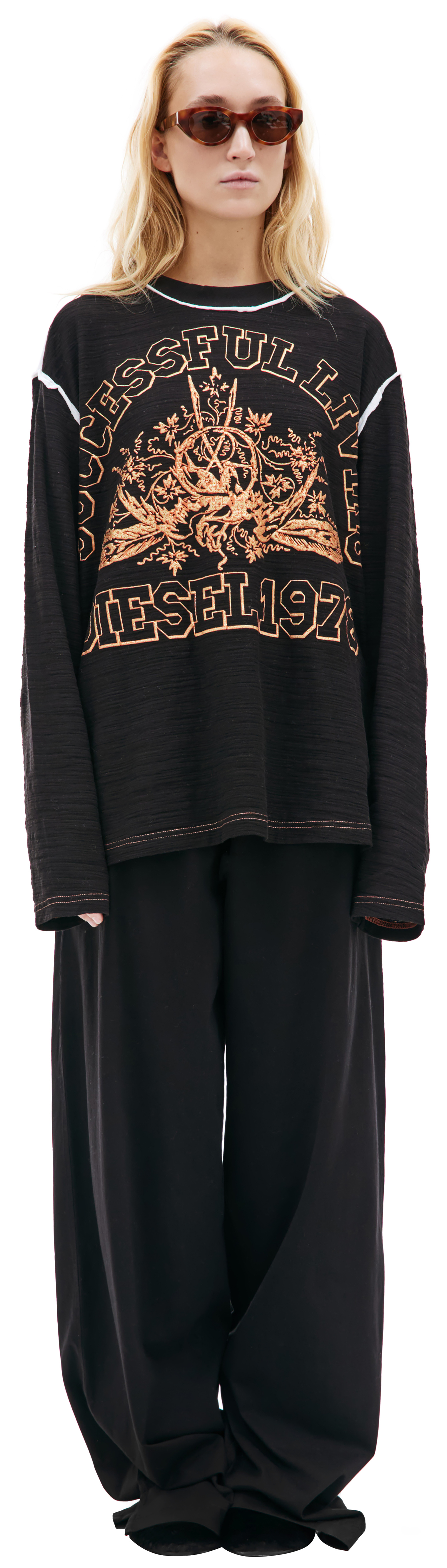 Diesel Cotton printed longsleeve