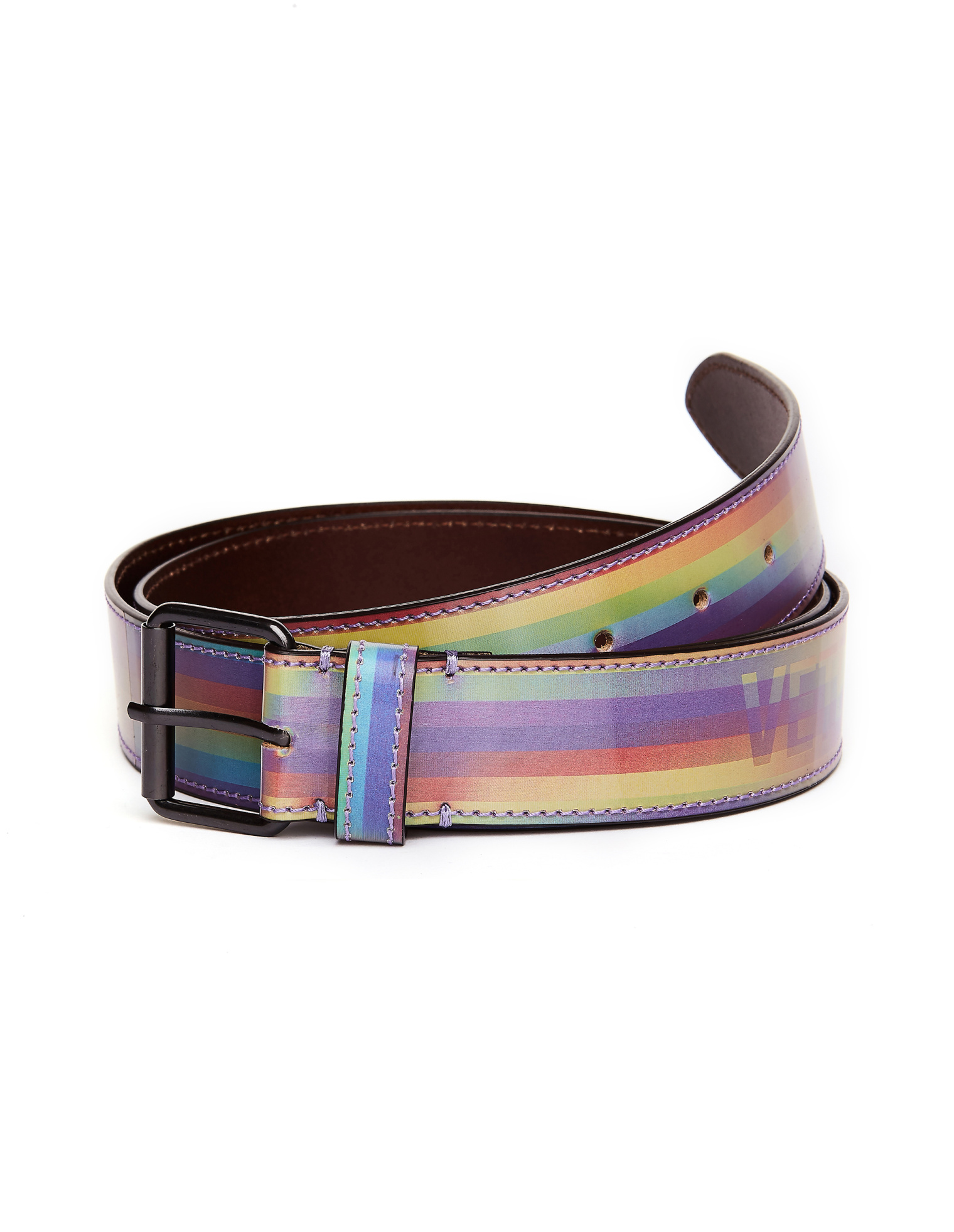 VETEMENTS Hologram Leather Belt