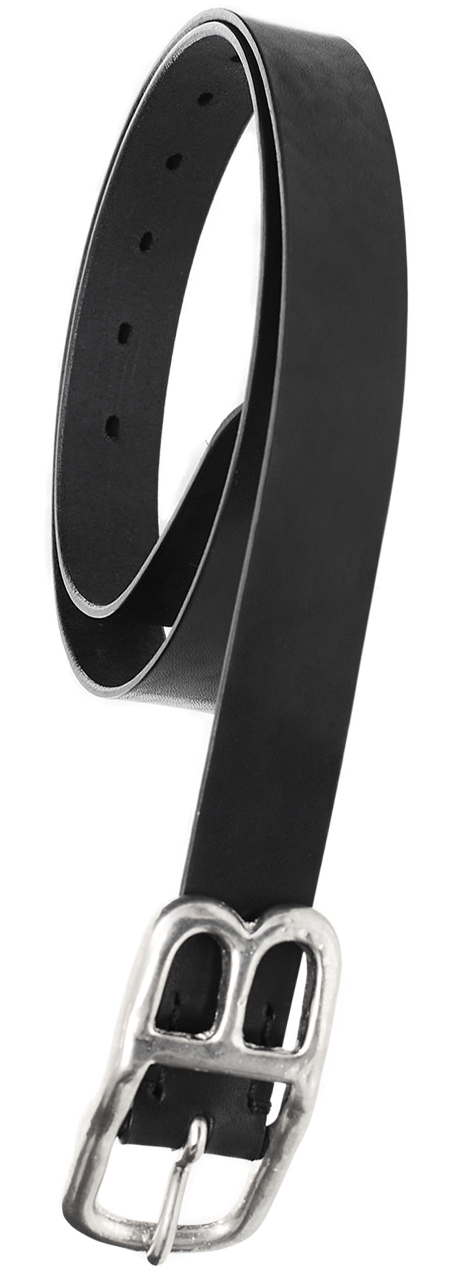 Doublet Black leather belt