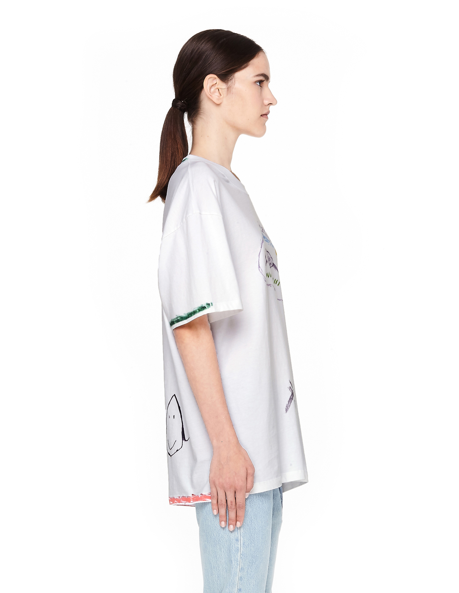 VETEMENTS Elephant White Cotton T-shirt