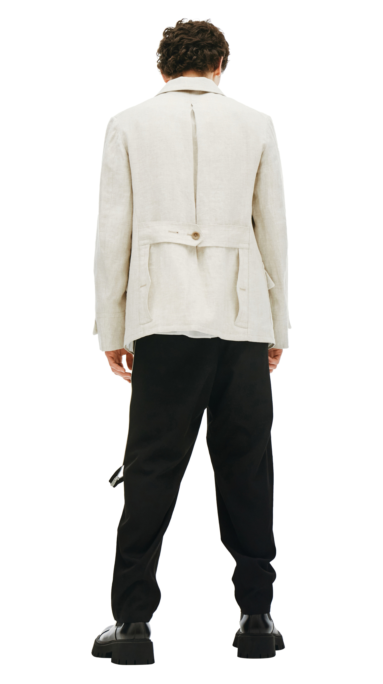 Maison Margiela Linen Jacket With Pockets