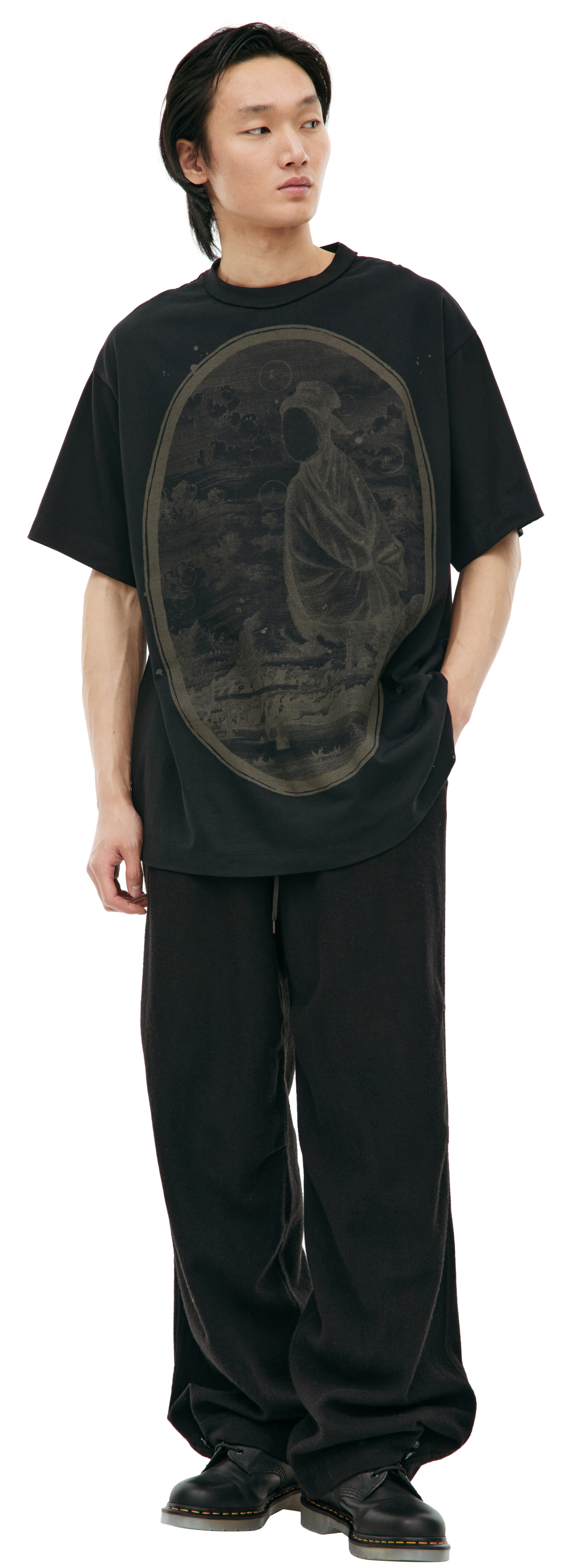Ziggy Chen Black print T-shirt