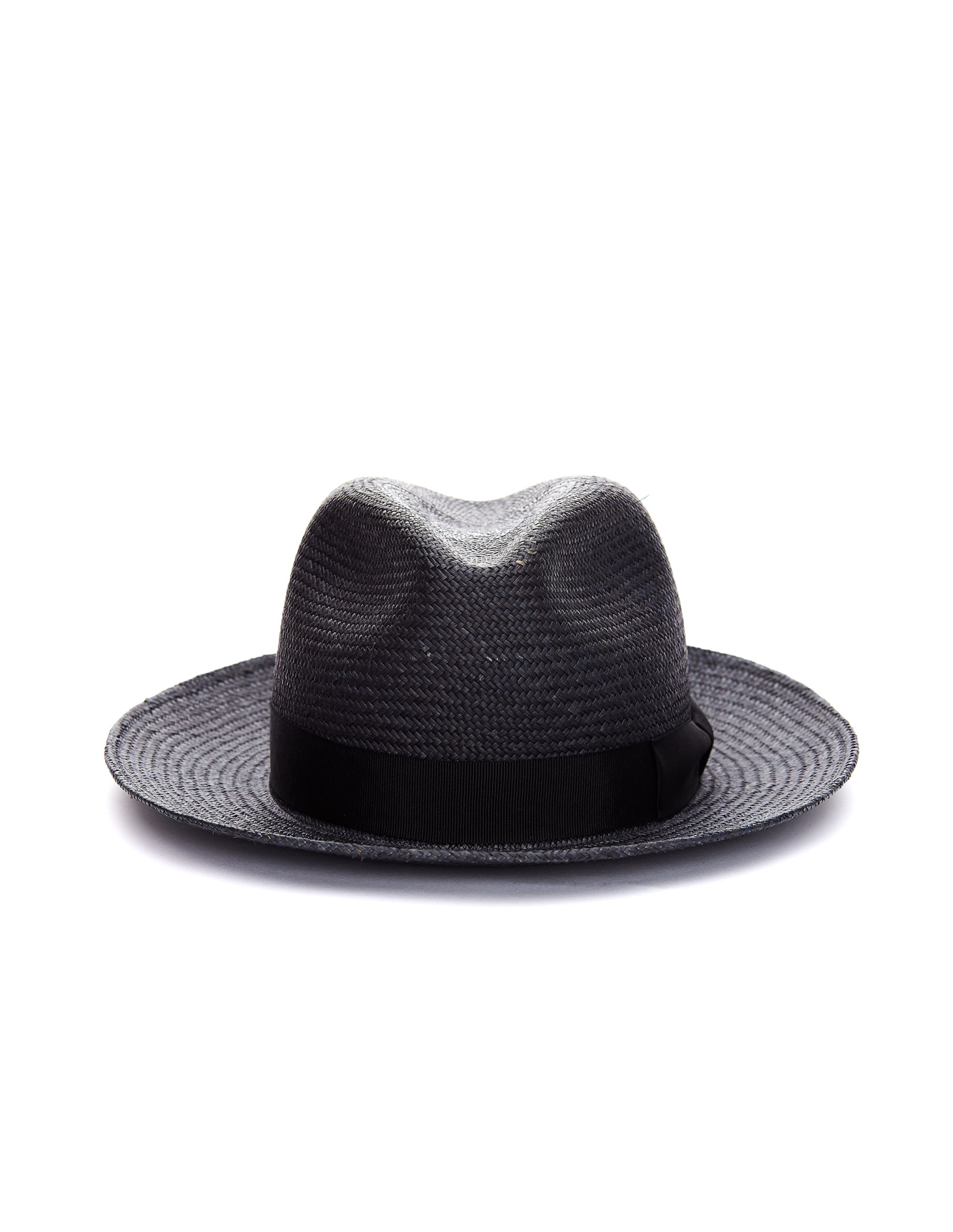 Yohji Yamamoto Dark Grey Straw Hat