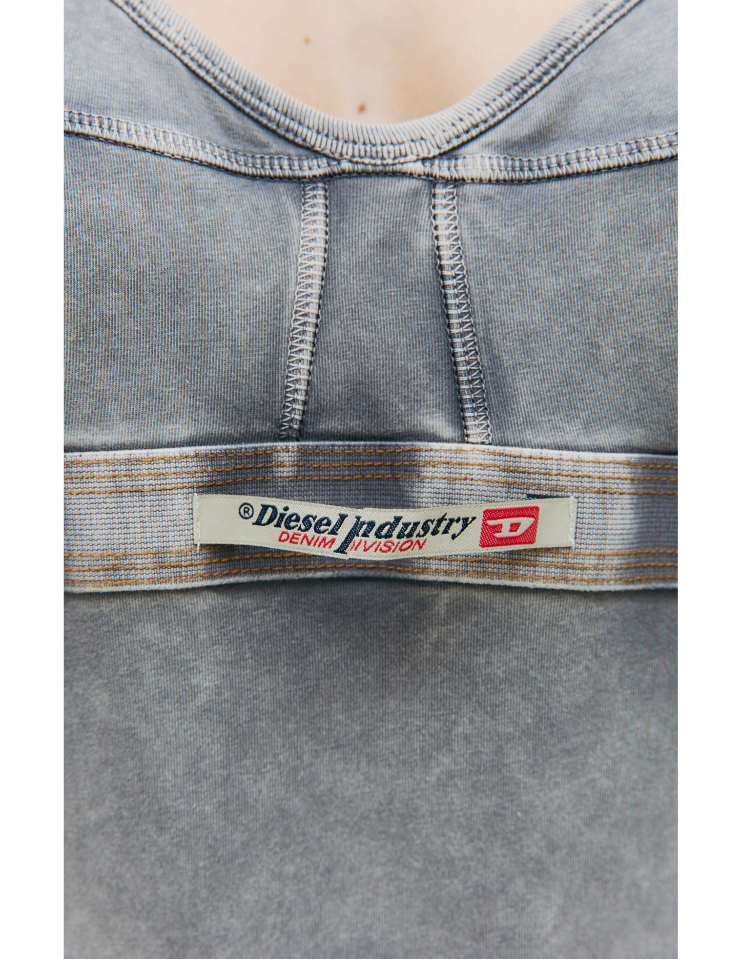 Diesel Grey cotton bodysuit