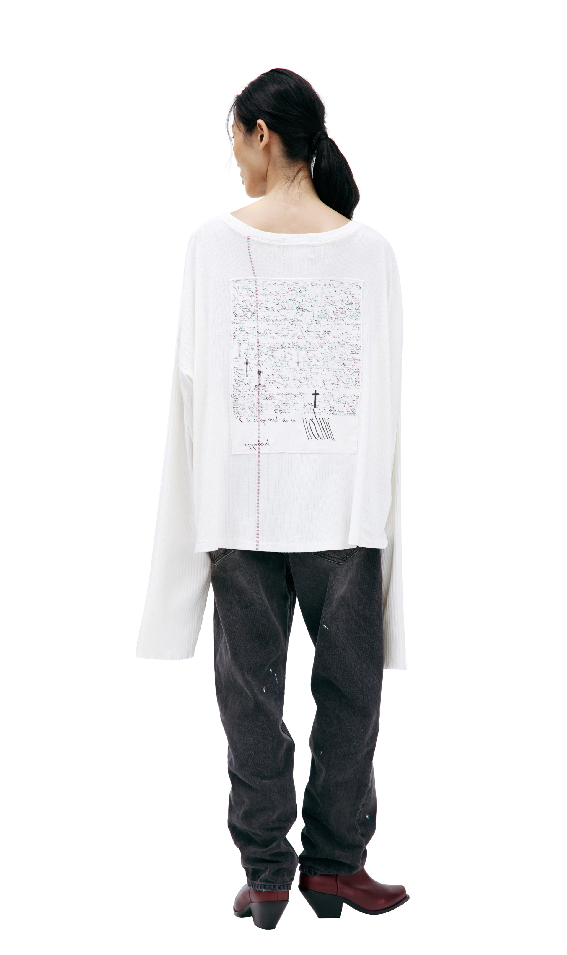 Enfants Riches Déprimés White patch longsleeve