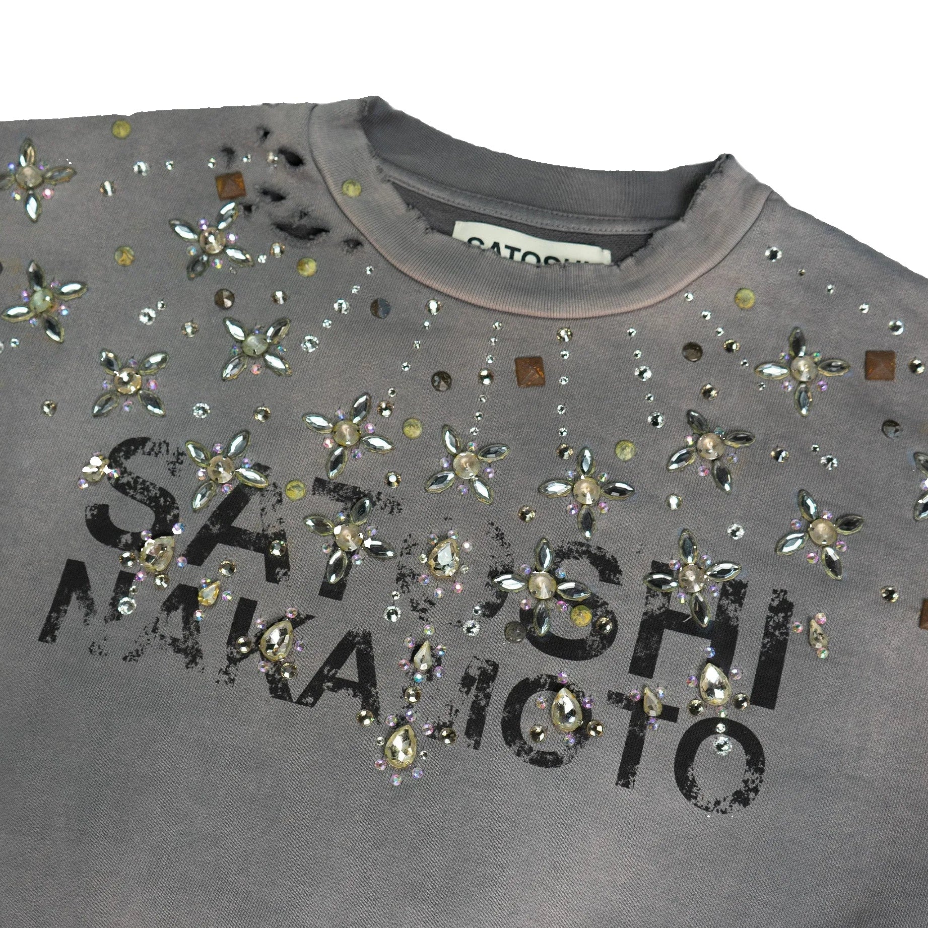 Satoshi Nakamoto Crystal Castle Crewneck