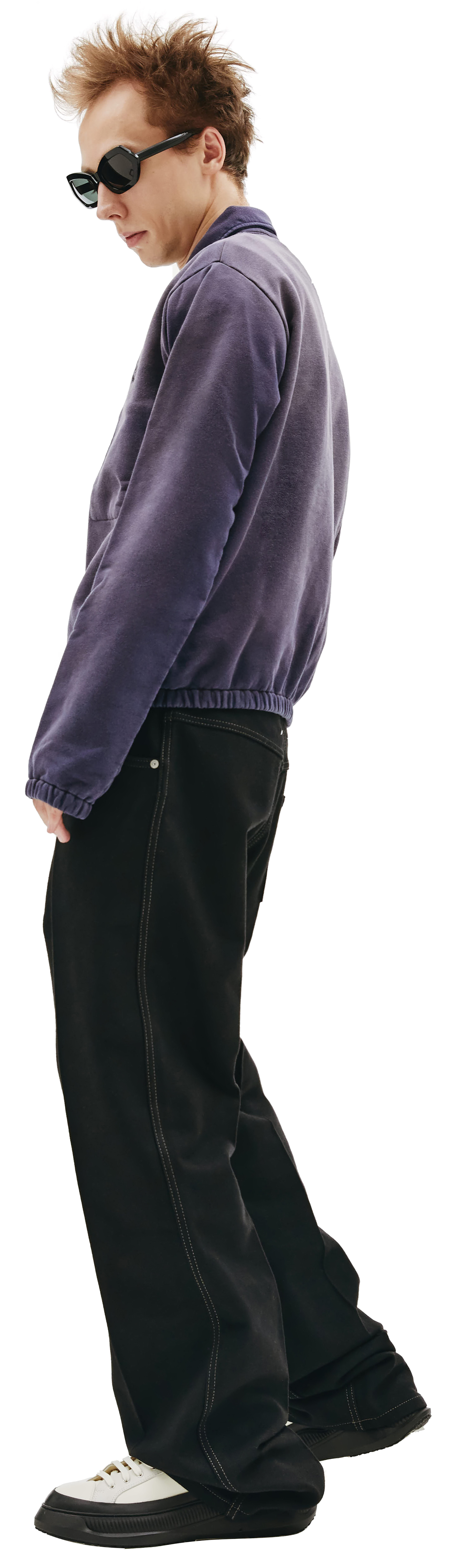 Maison Margiela Zippered collar sweatshirt