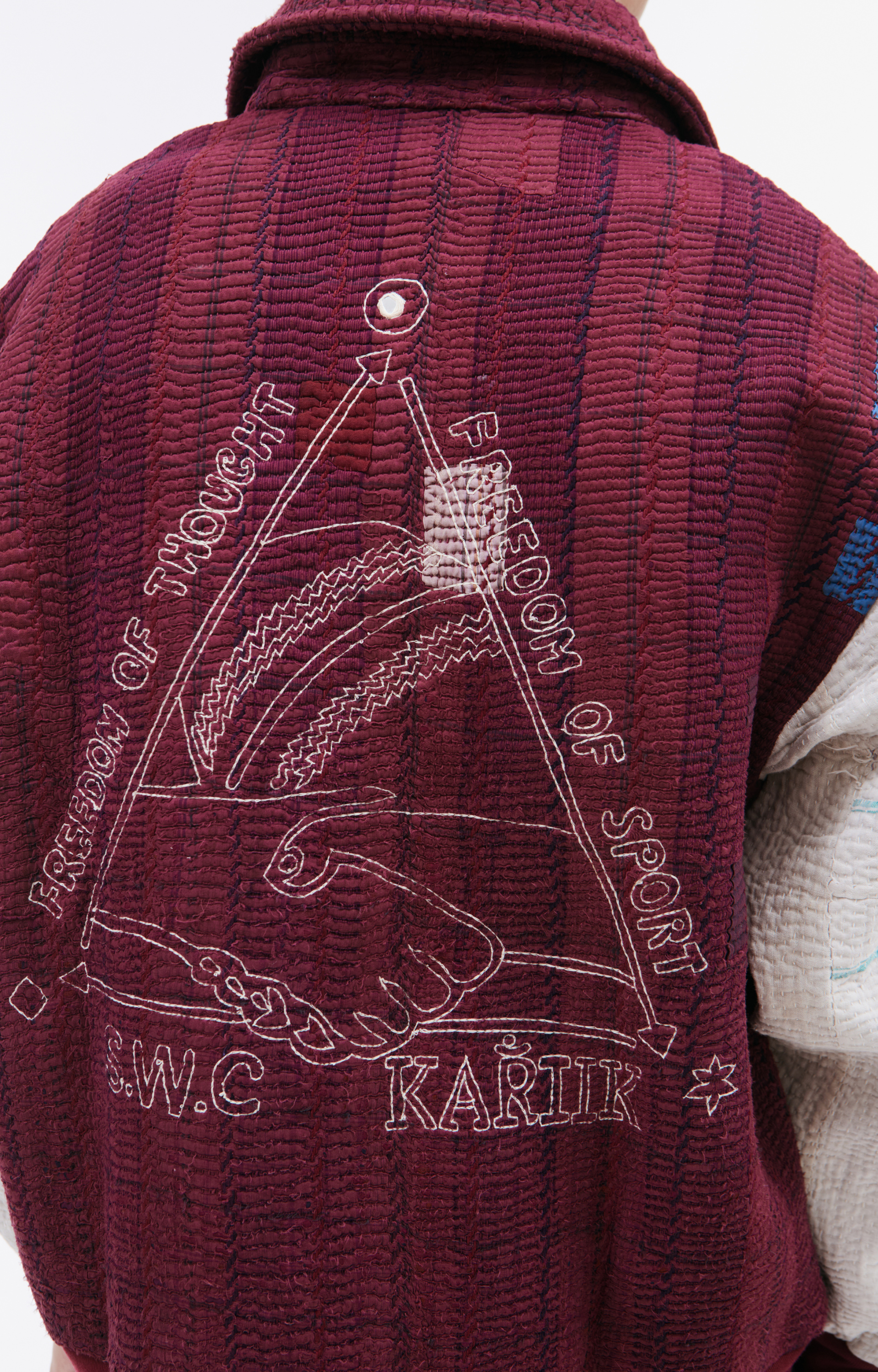 KARTIK Research KR x S.W.C bomber jacket