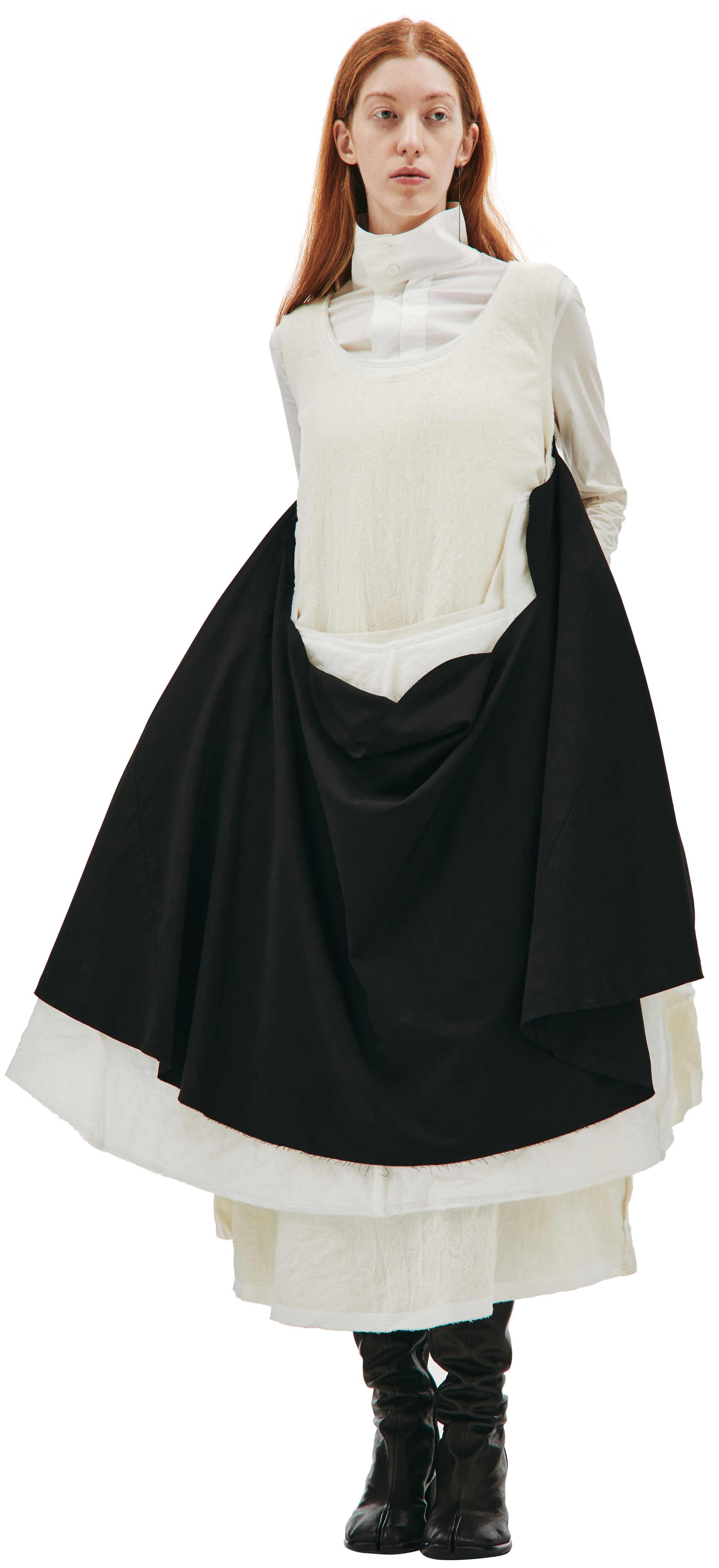 Comme des Garcons CdG Layered asymmetrical dress