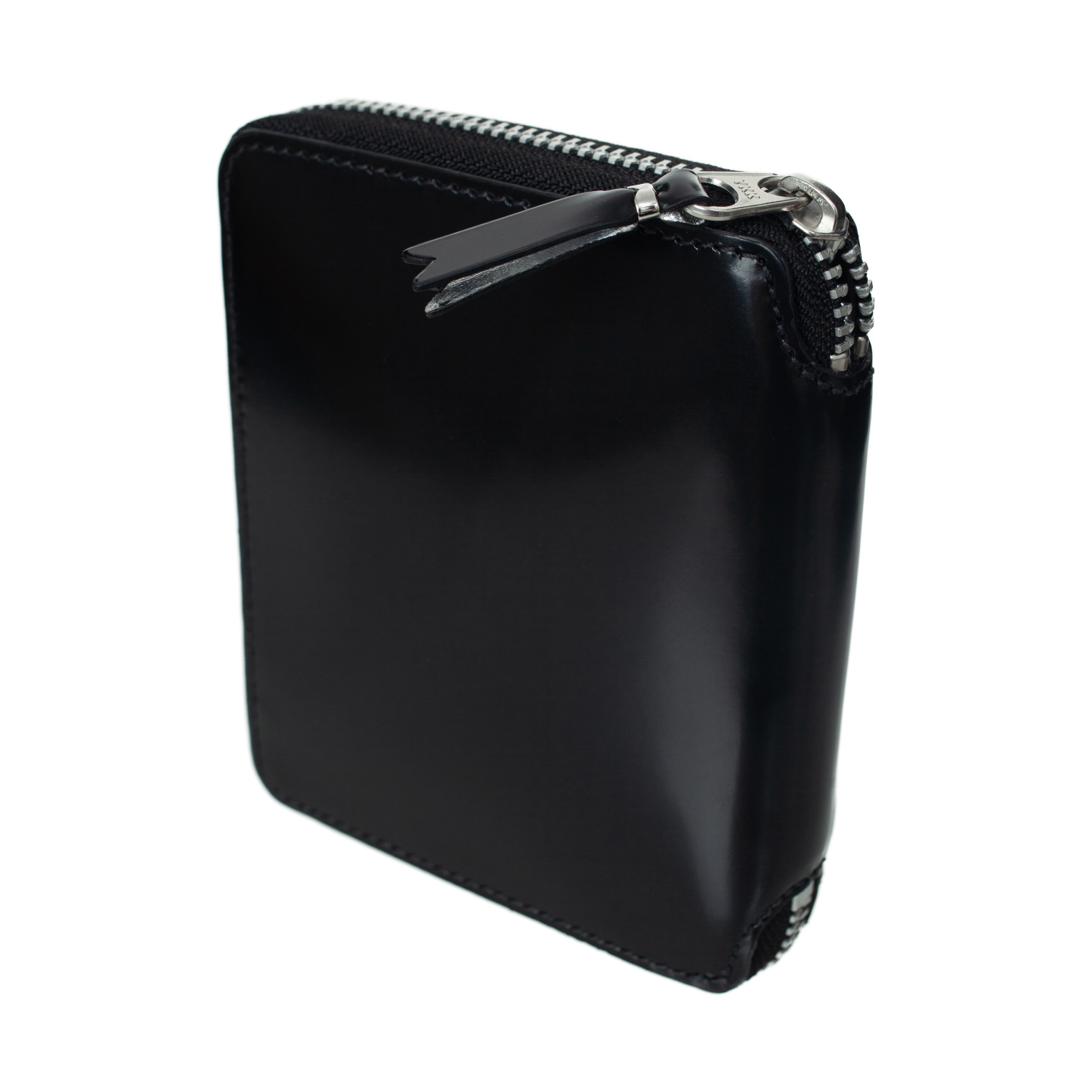 Comme des Garcons Black matte leather wallet