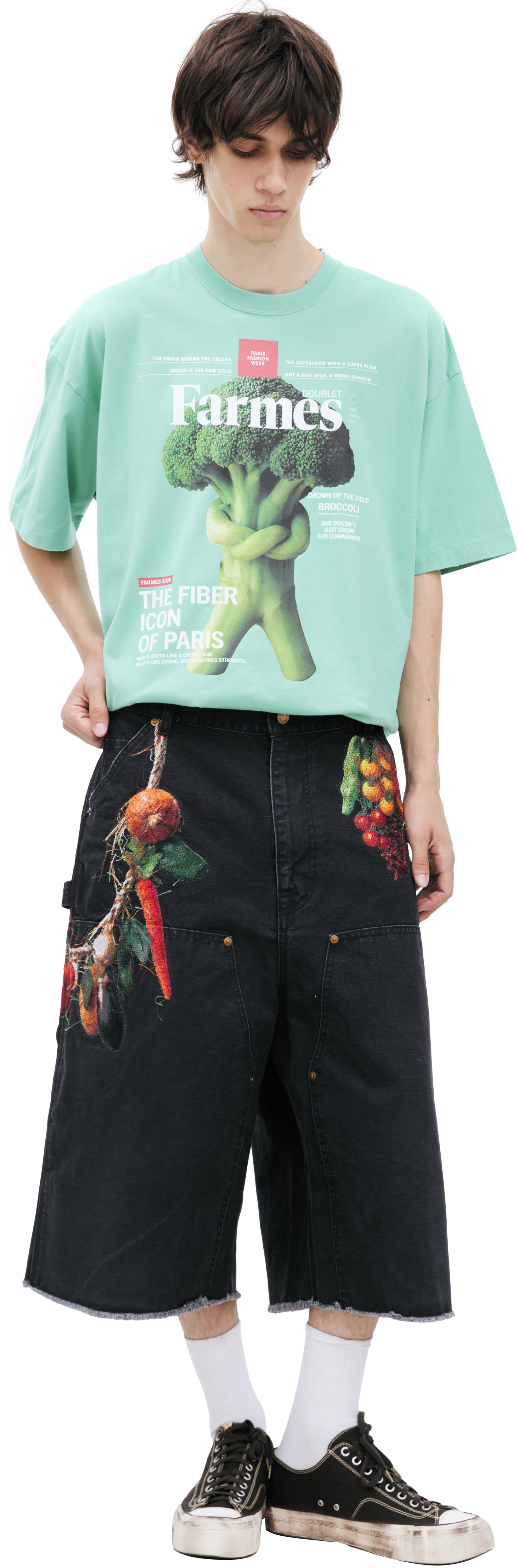 Doublet Embroidered shorts