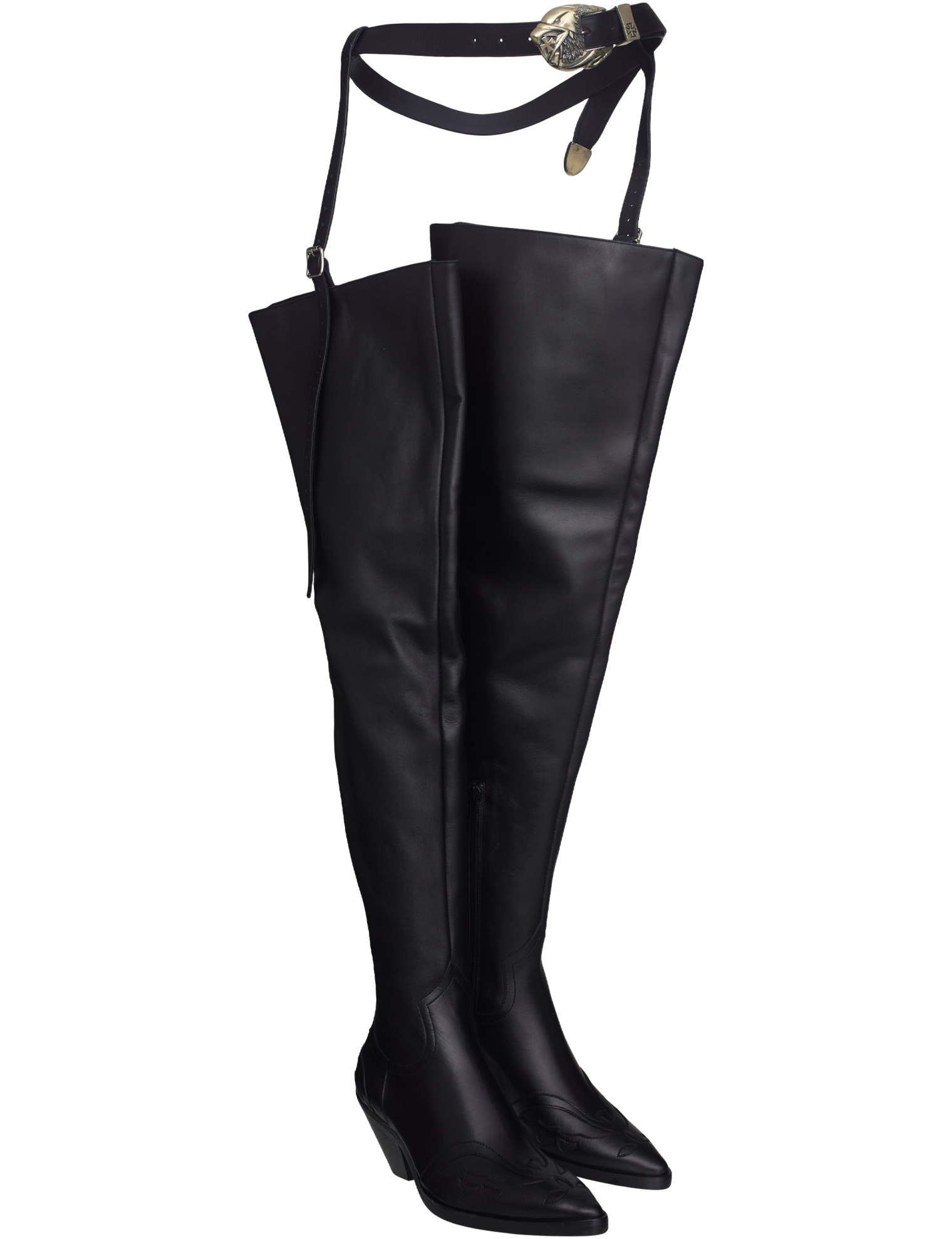 Enfants Riches Deprimes Black thigh high boots