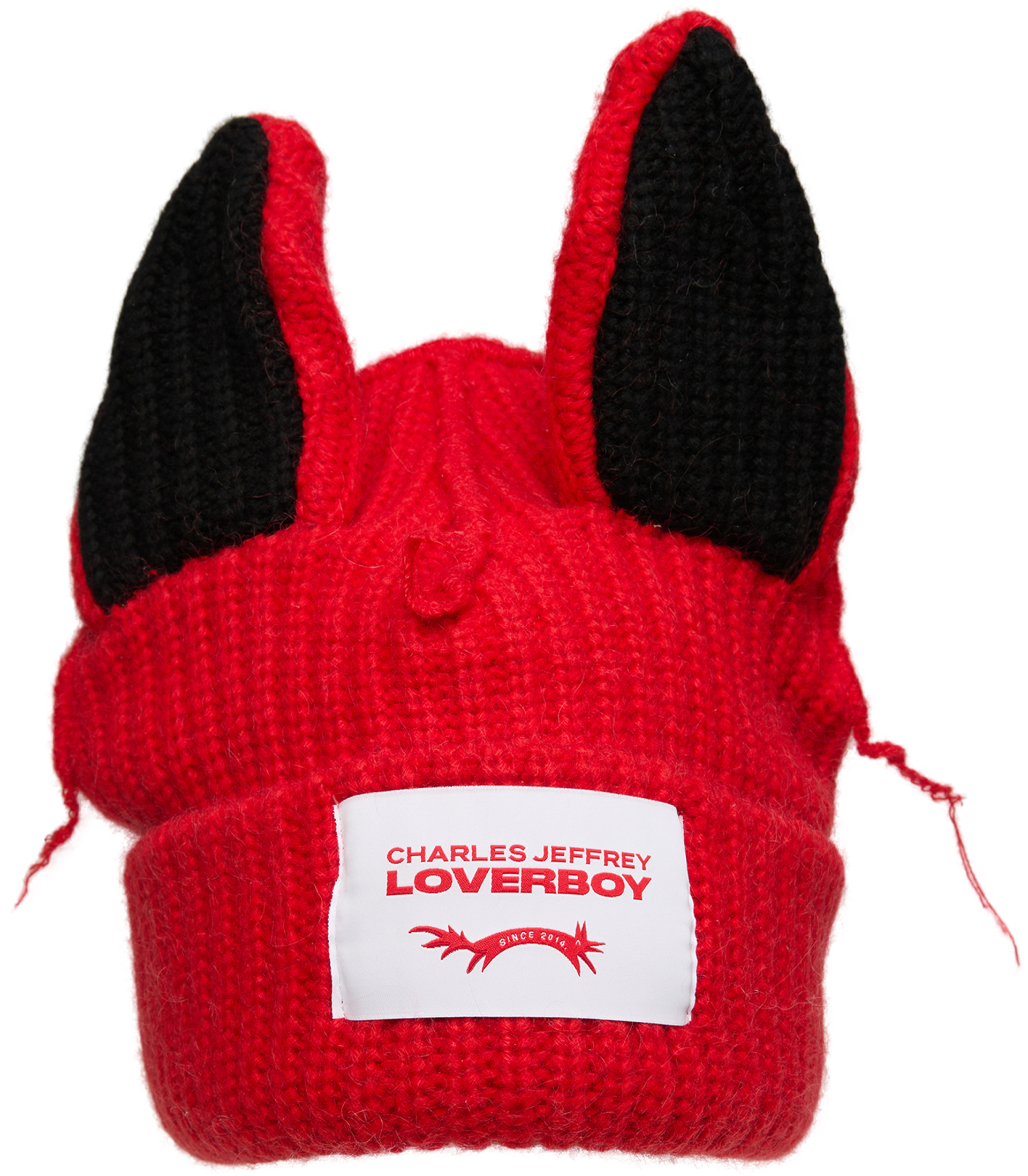 CHARLES JEFFREY LOVERBOY Knitted wool beanie