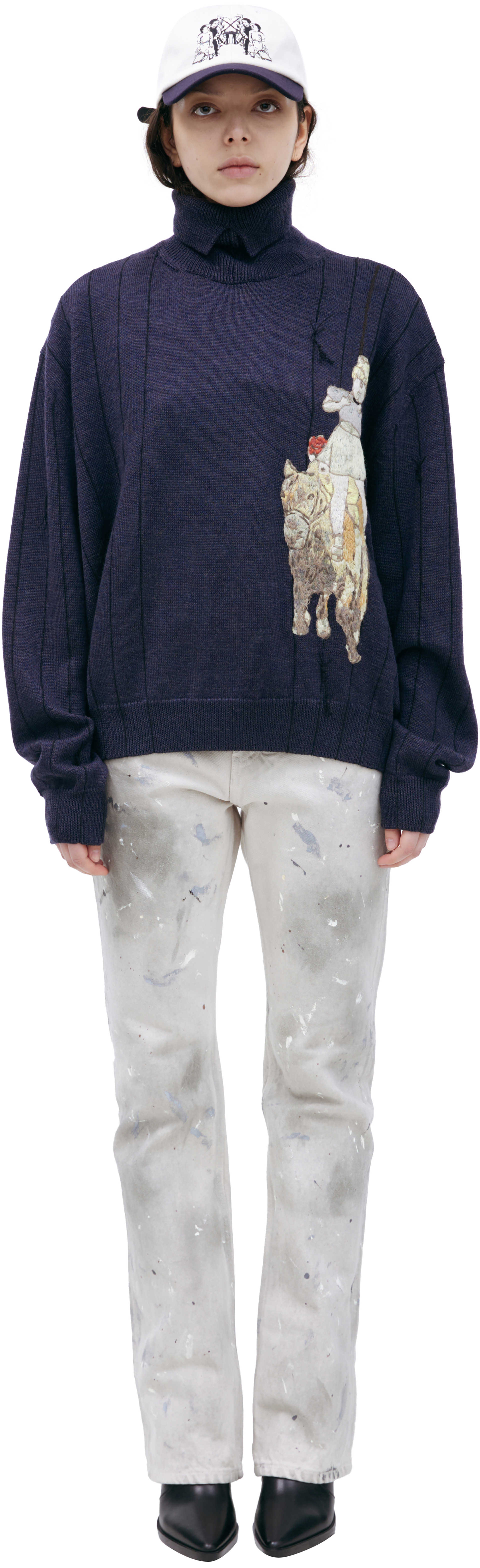 Enfants Riches Déprimés Embroidered sweater