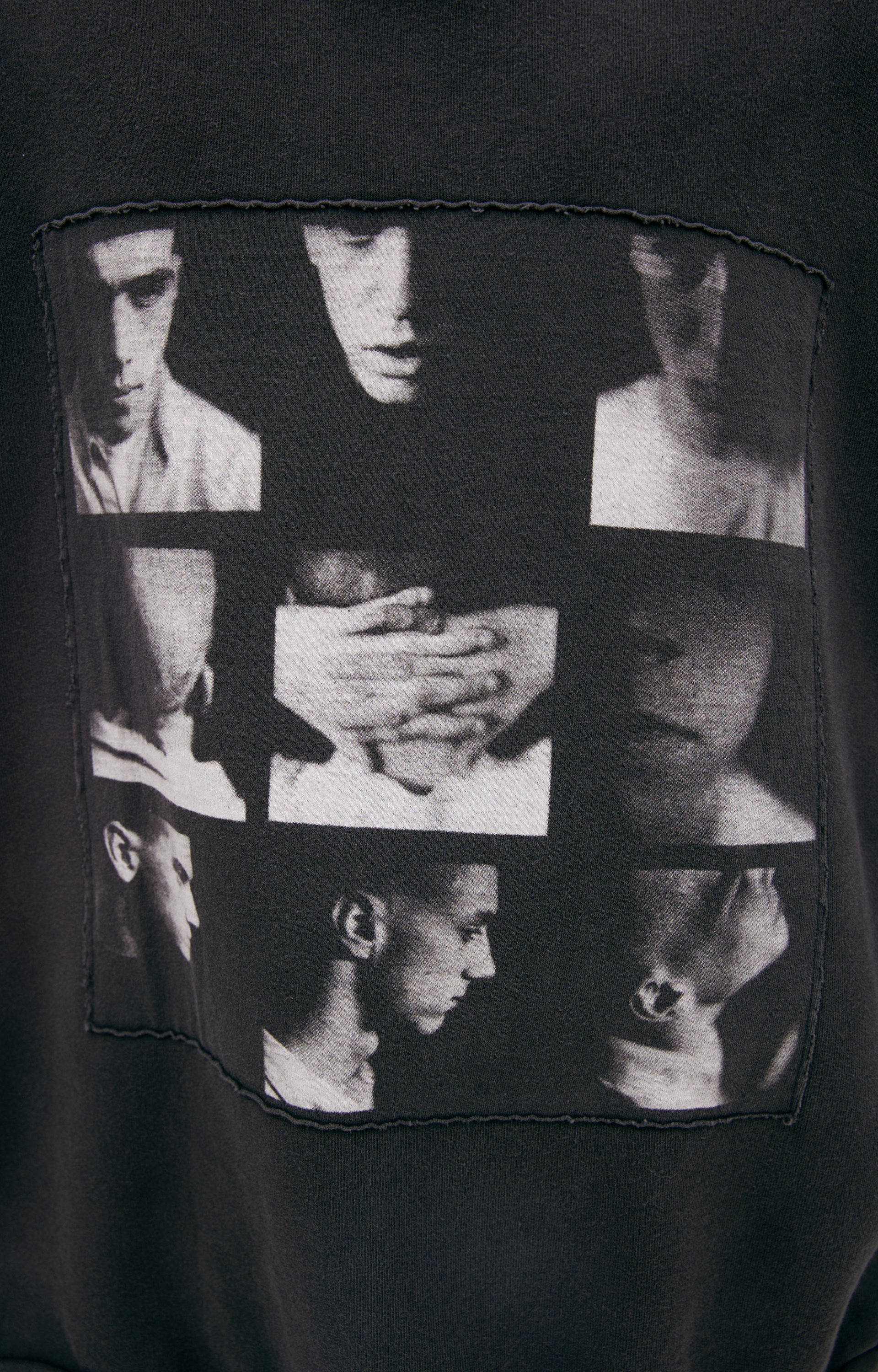 Enfants Riches Déprimés Black hoodie with patches