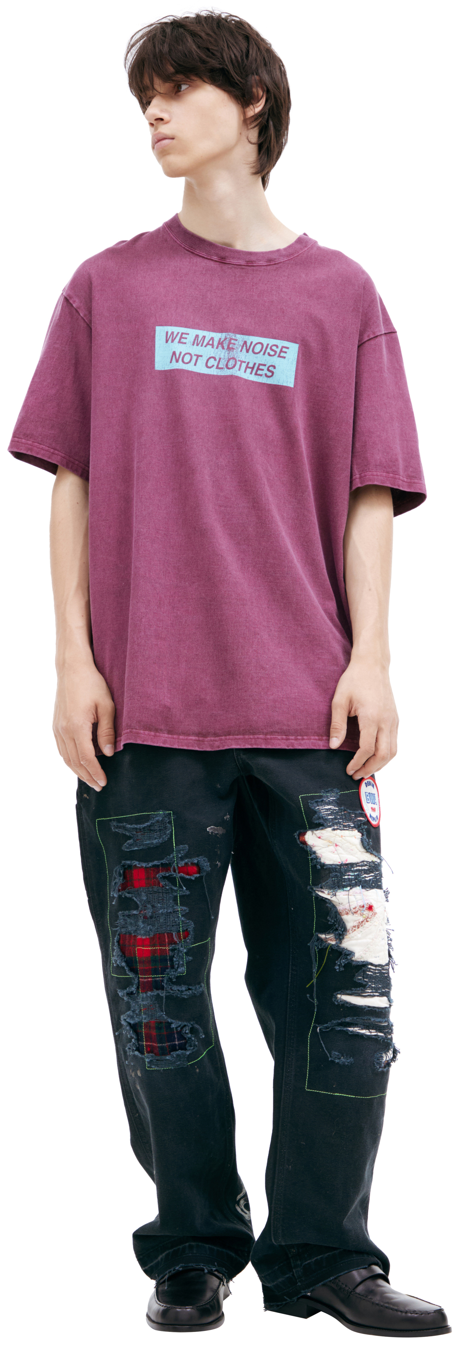 Undercover Burgundy T-shirt with print