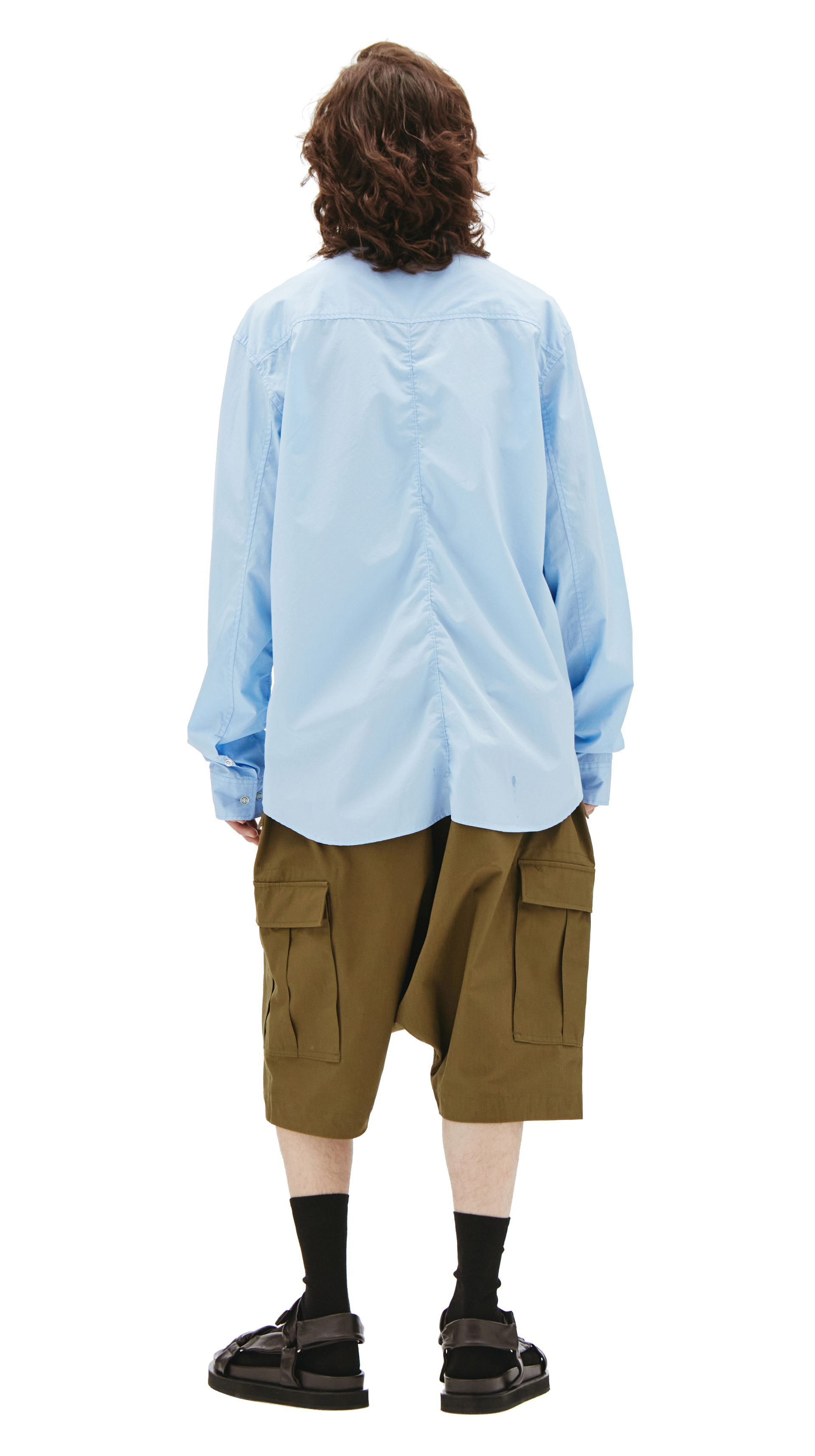 Undercover Blue Cotton shirt with graphic patch