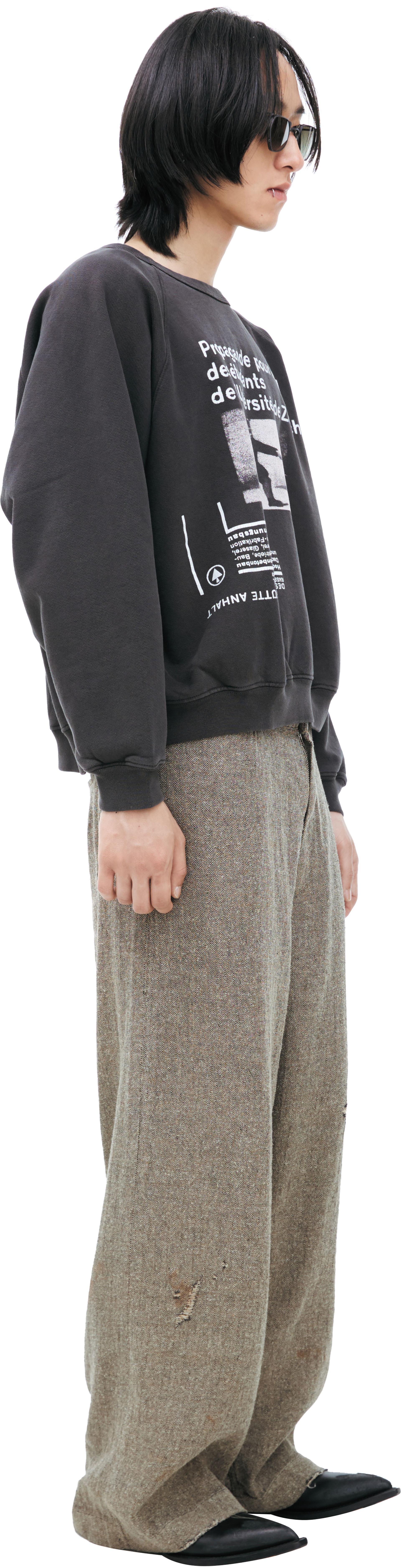 Enfants Riches Déprimés Dark grеy printed sweatshirt