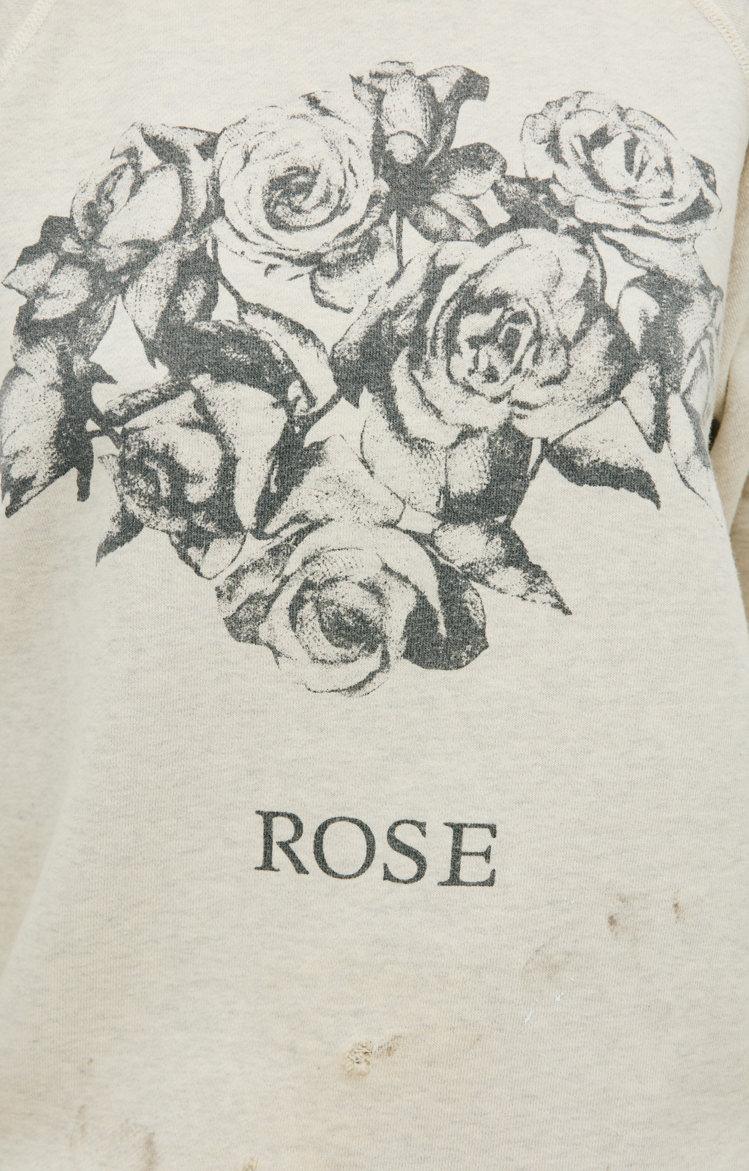 Saint Michael Rose printed sweatshirt