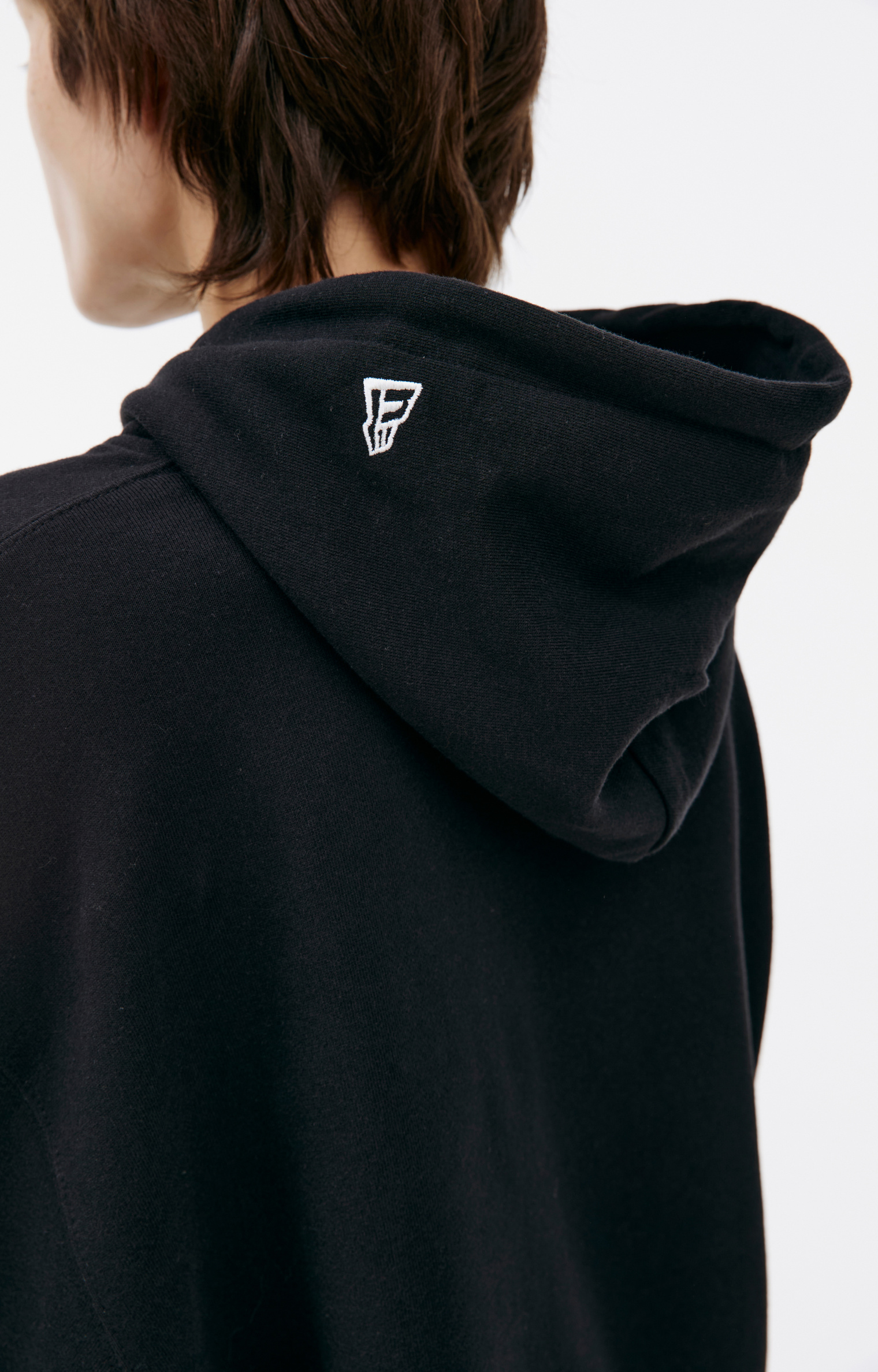 Yohji Yamamoto x NEW ERA logo hoodie