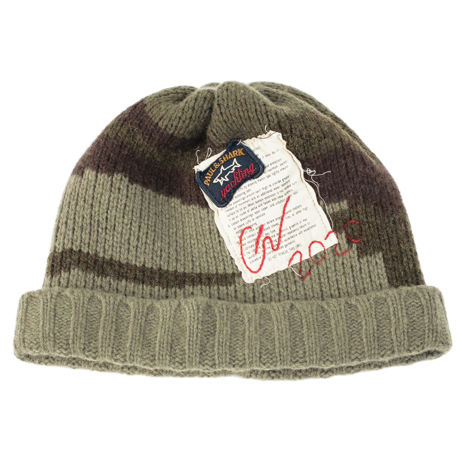 Greg Lauren Paul Shark Wool Camo Hat