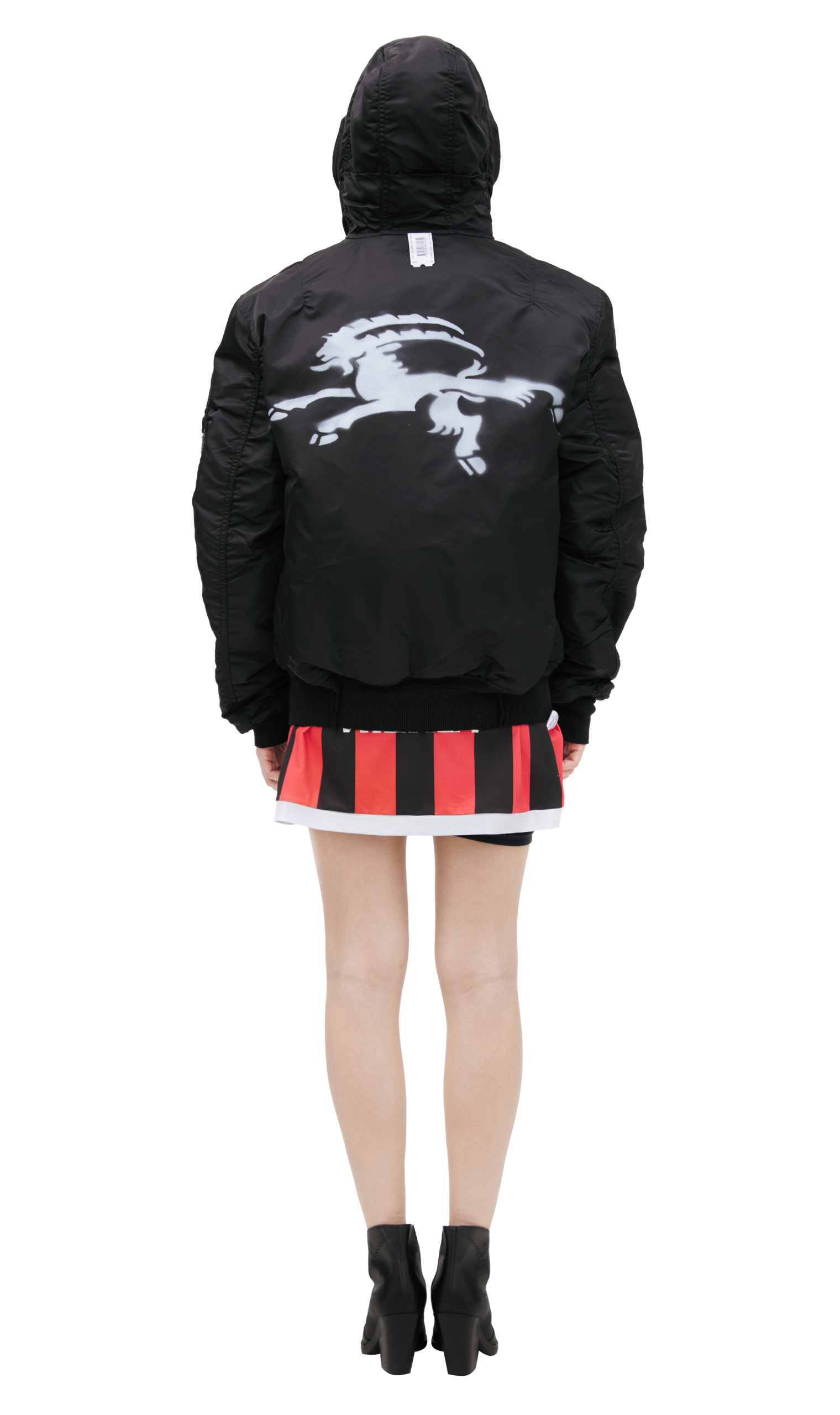 Buy PROTOTYPES women black x alpha industries bomber for $1,145 online ...