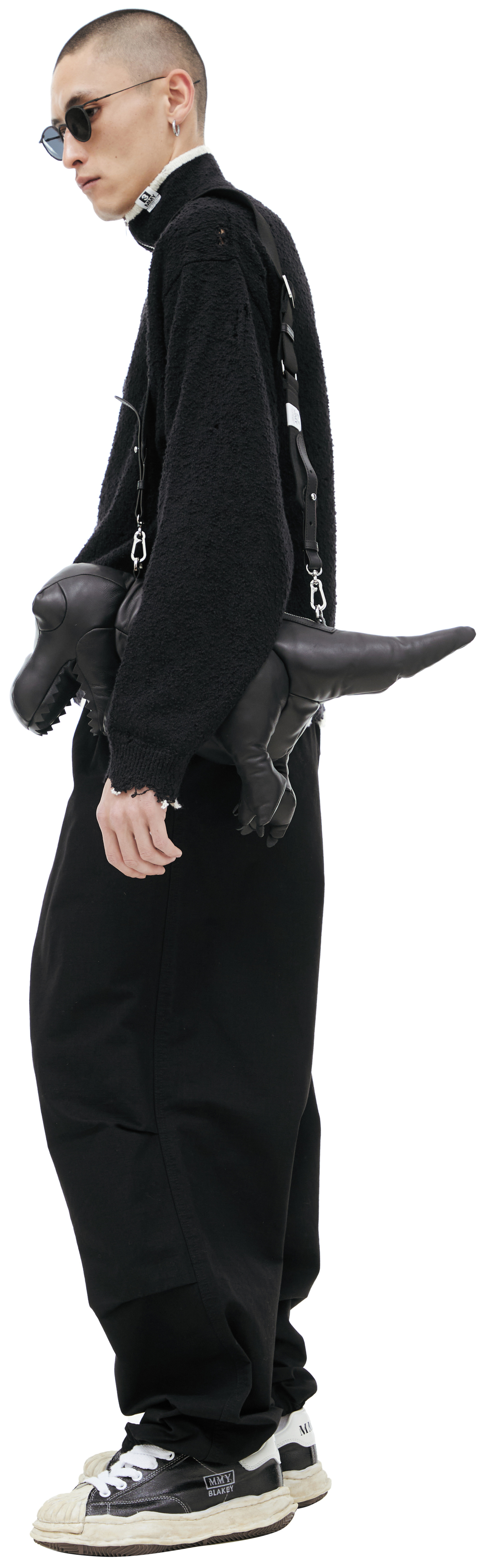 Maison Mihara Yasuhiro Knitted sweater with zipper