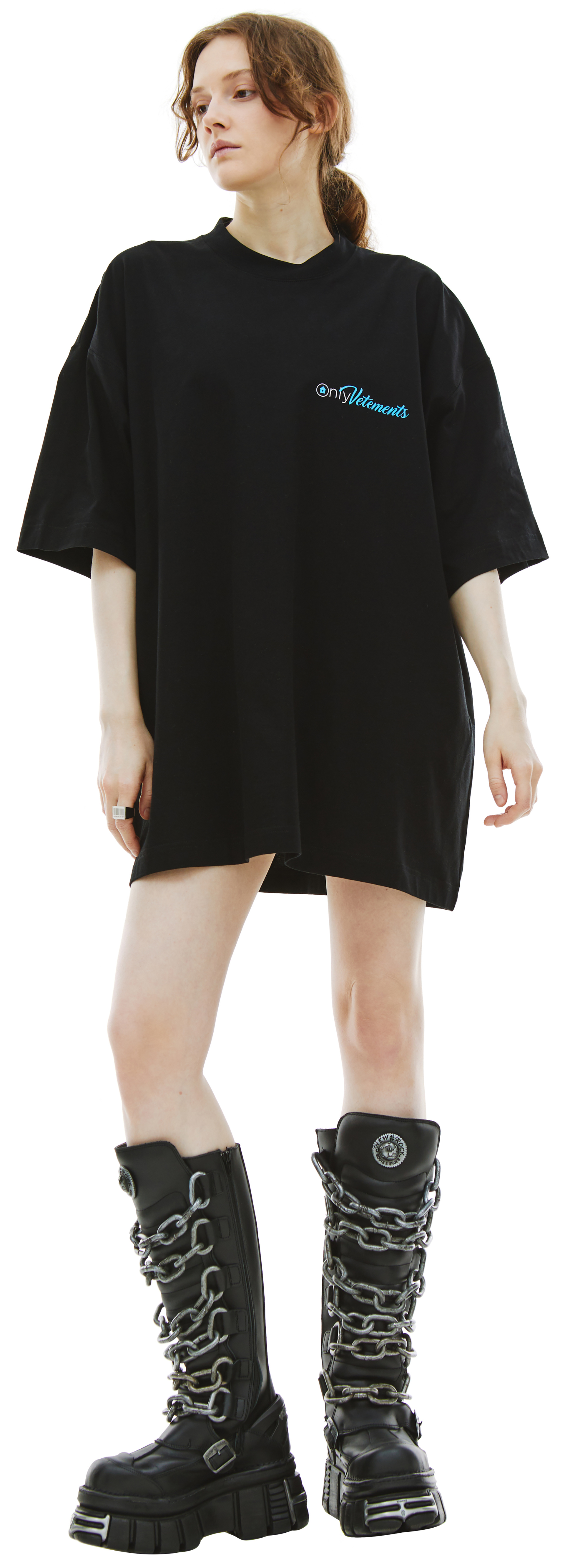 VETEMENTS Black \'Only Vetements\' T-Shirt