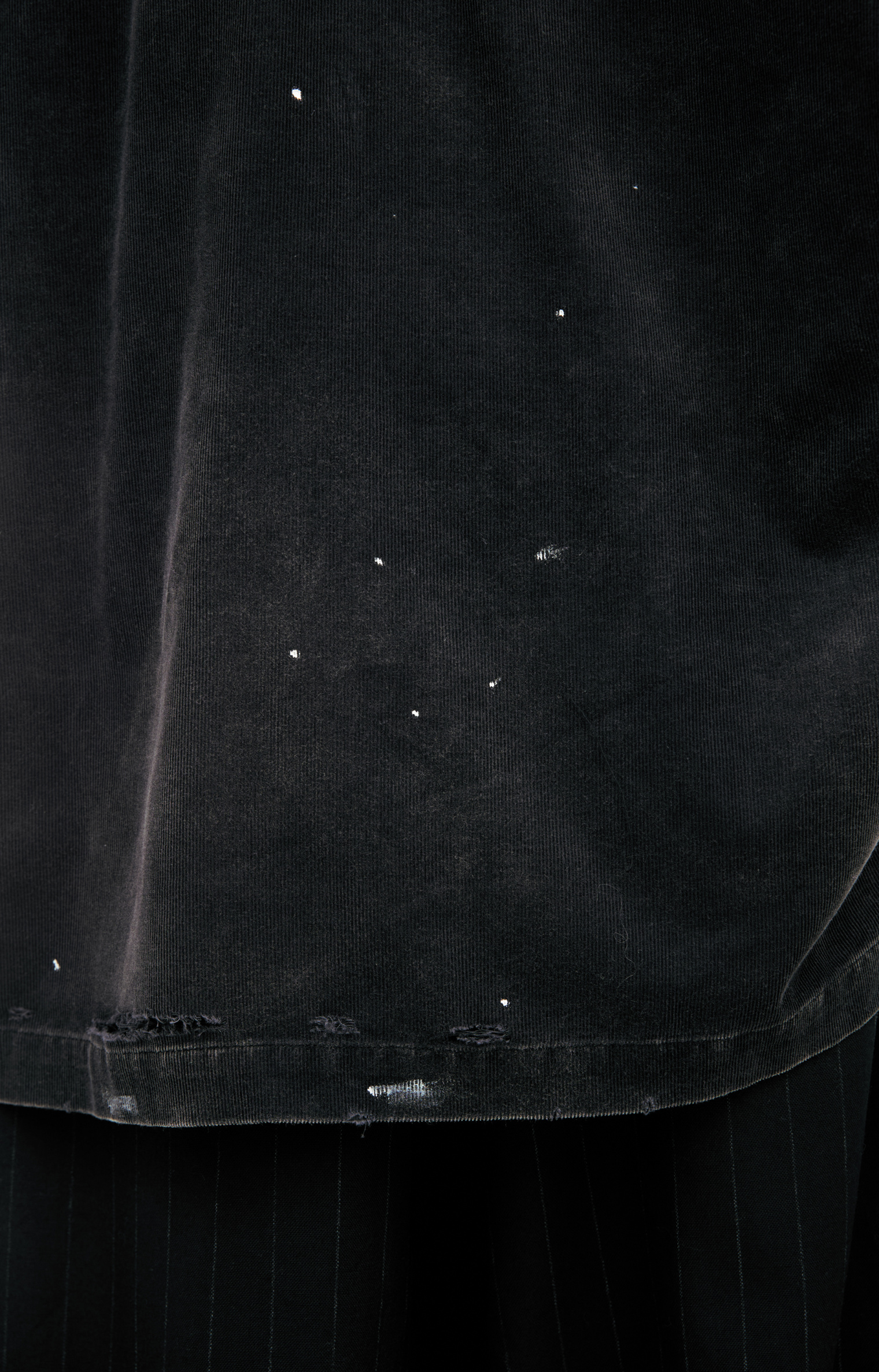 Maison Mihara Yasuhiro Paint effect shirt