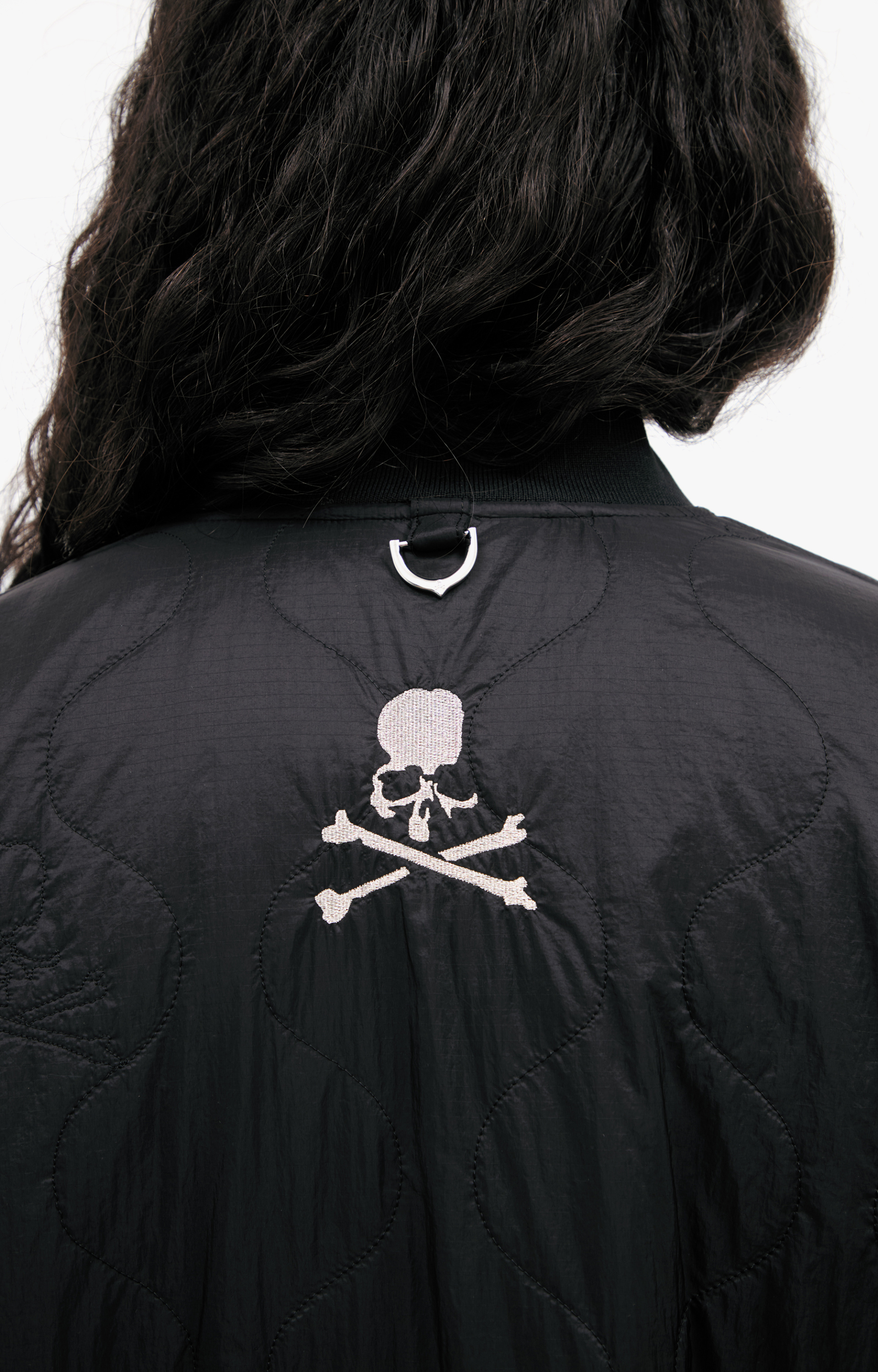 Mastermind WORLD Quilted jacket with logo