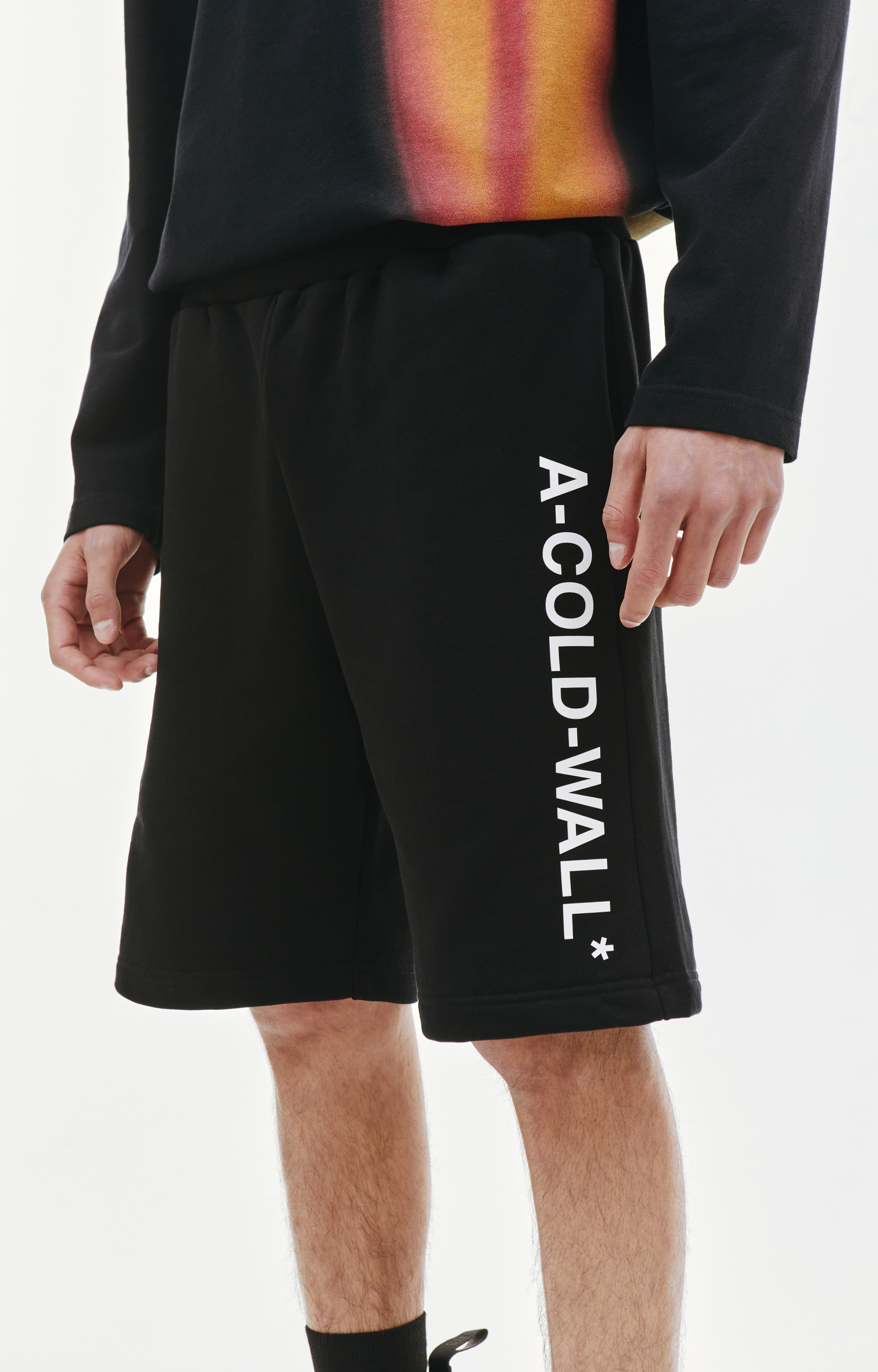 A-COLD-WALL* Black logo shorts