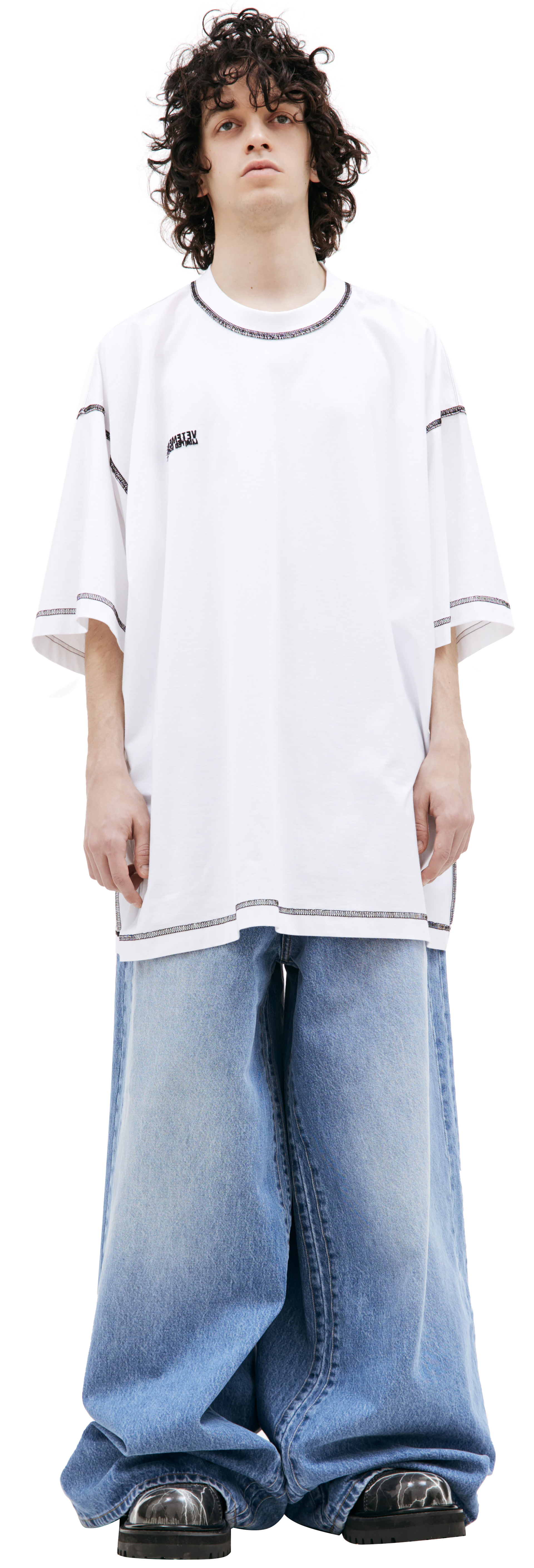 VETEMENTS Oversized inside-out t-shirt