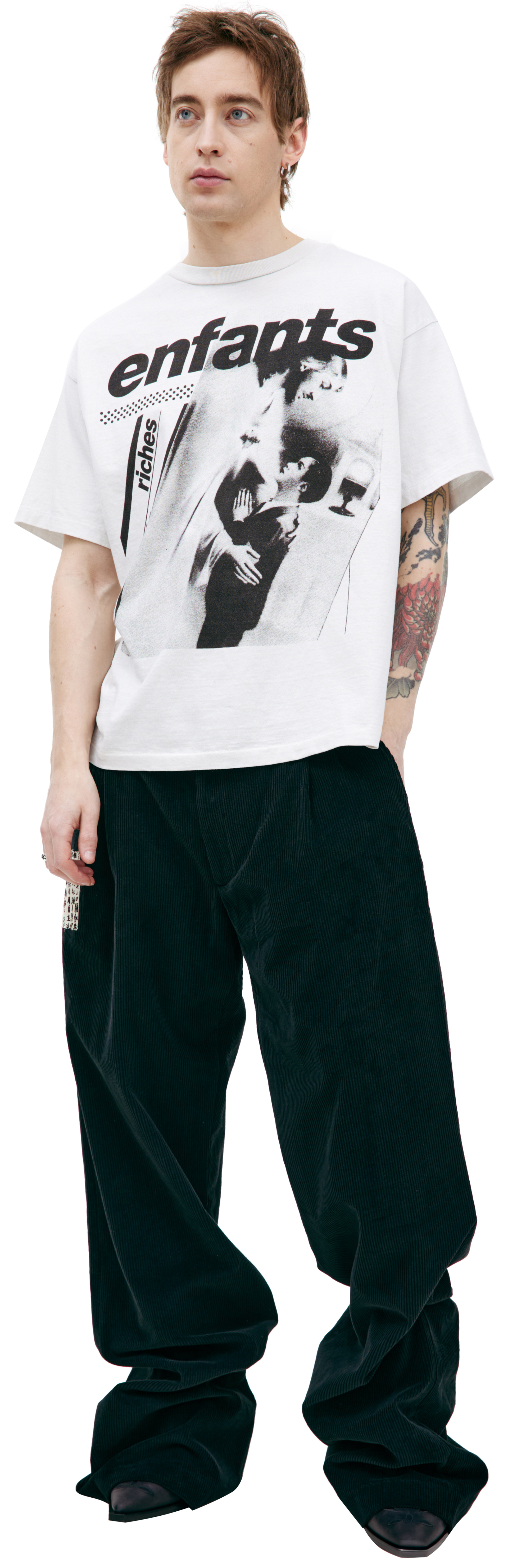 Enfants Riches Déprimés White print T-shirt