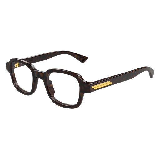 Bottega Veneta Squared Shape Eyeglasses