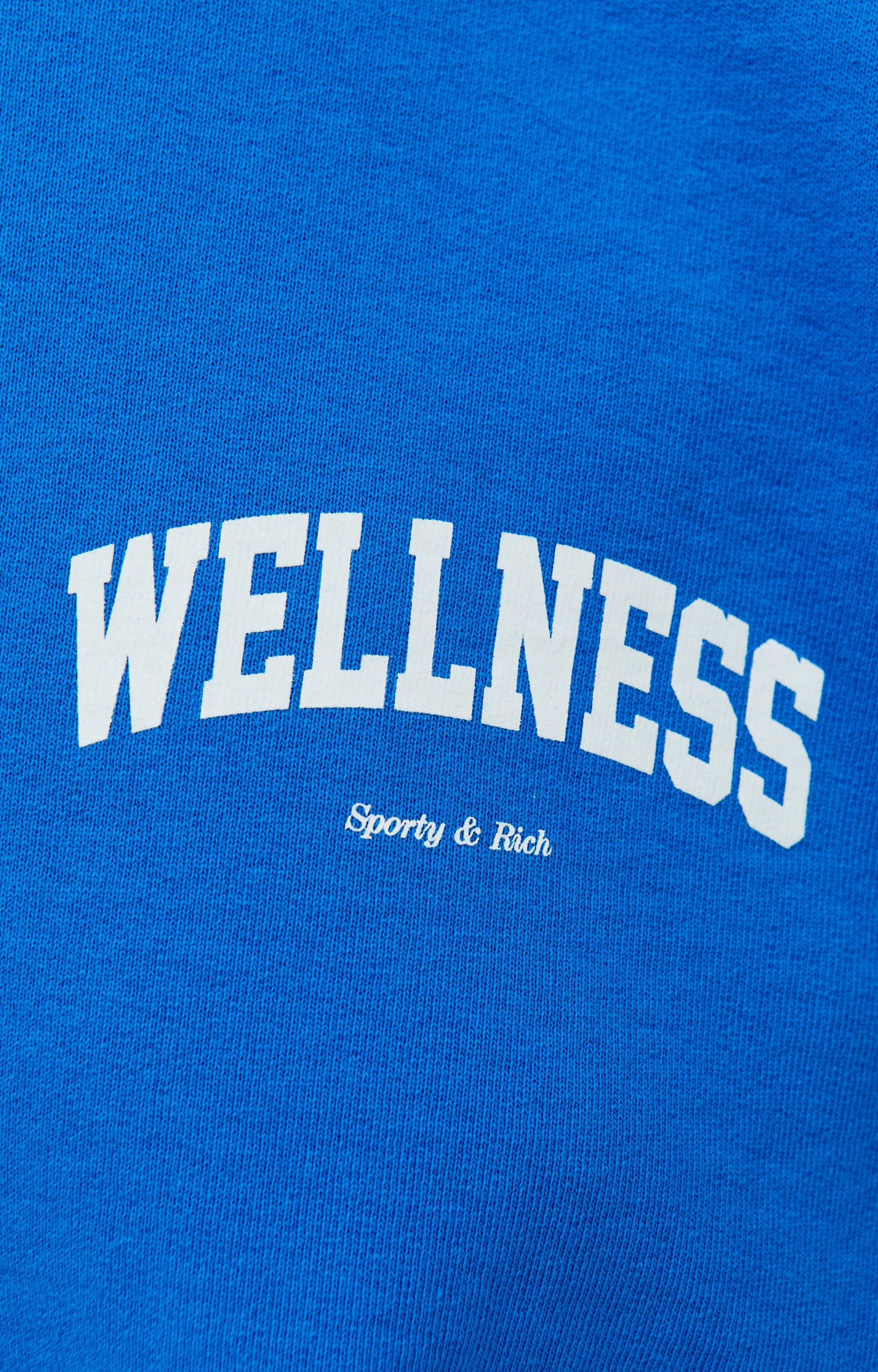 SPORTY & RICH Cropped \'Wellness\' sweatshirt