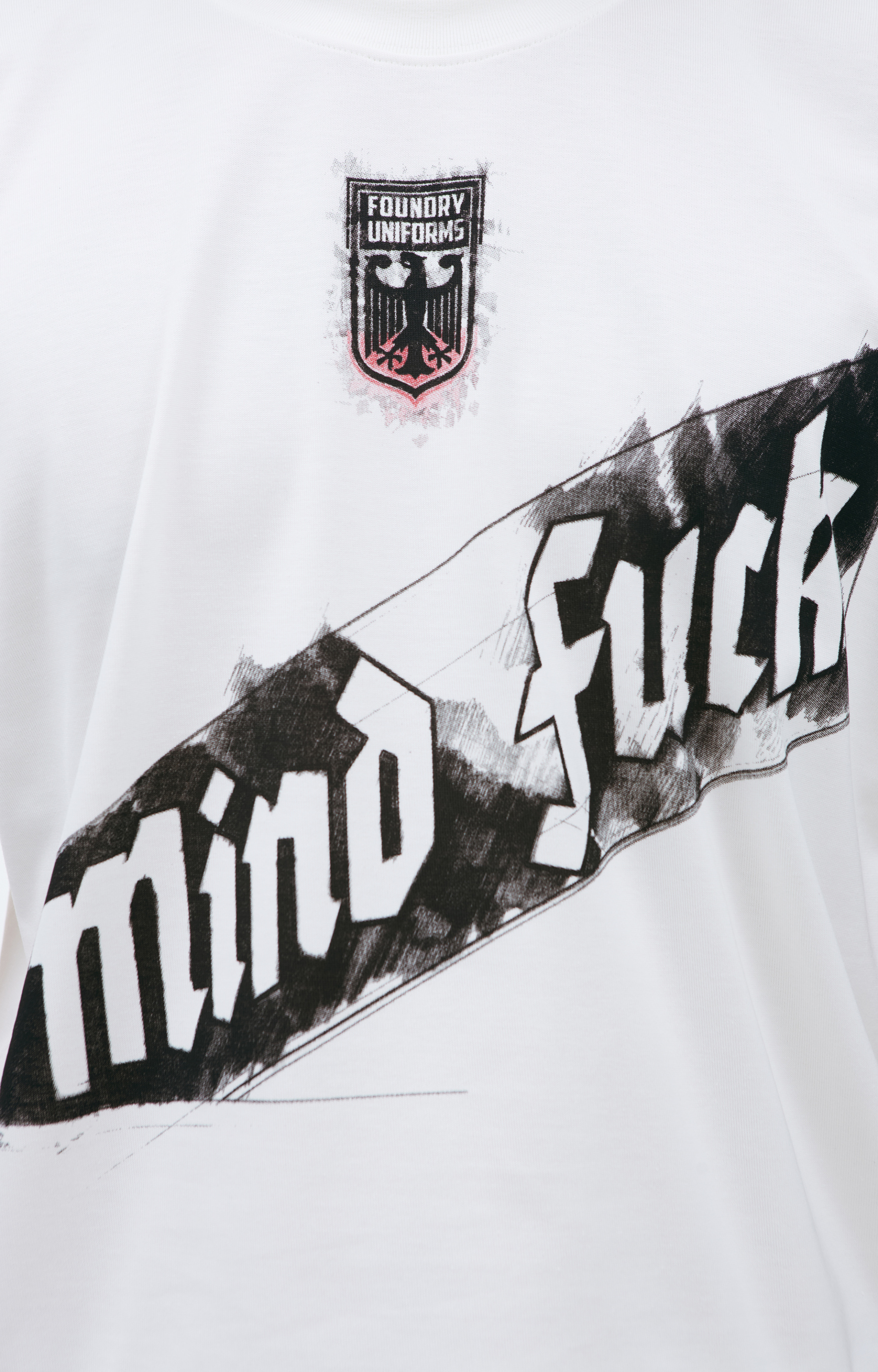 PROTOTYPES White T-shirt with a print
