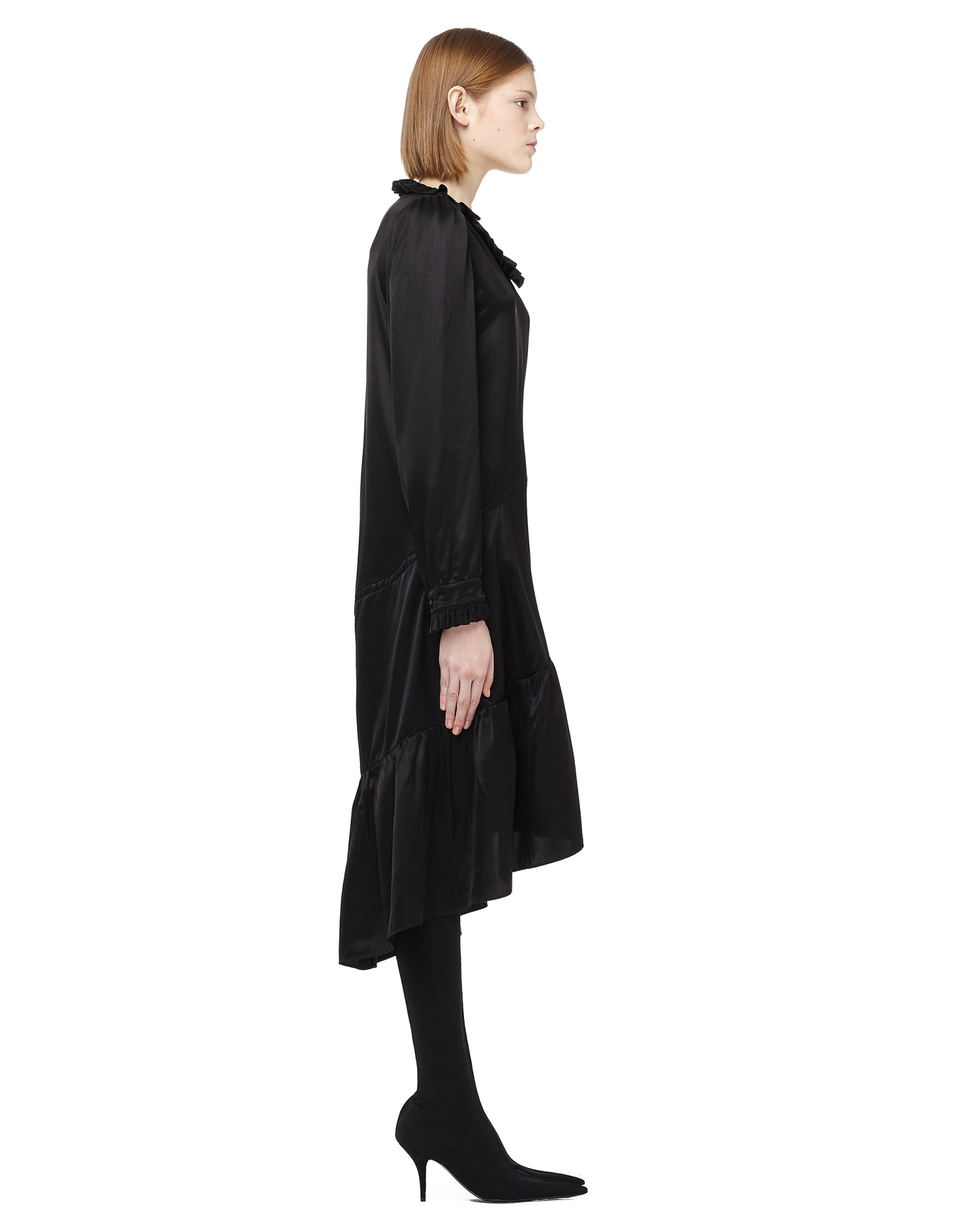 Balenciaga Ruffled Silk Dress