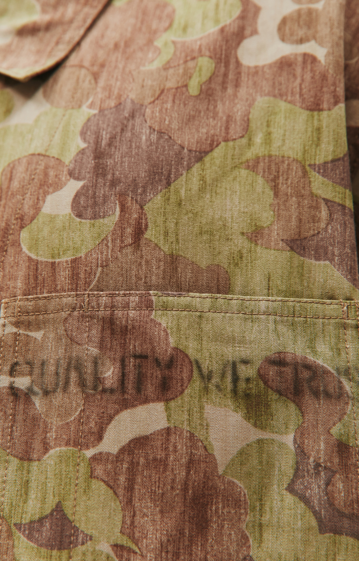 visvim Camouflage Print Wool Jacket