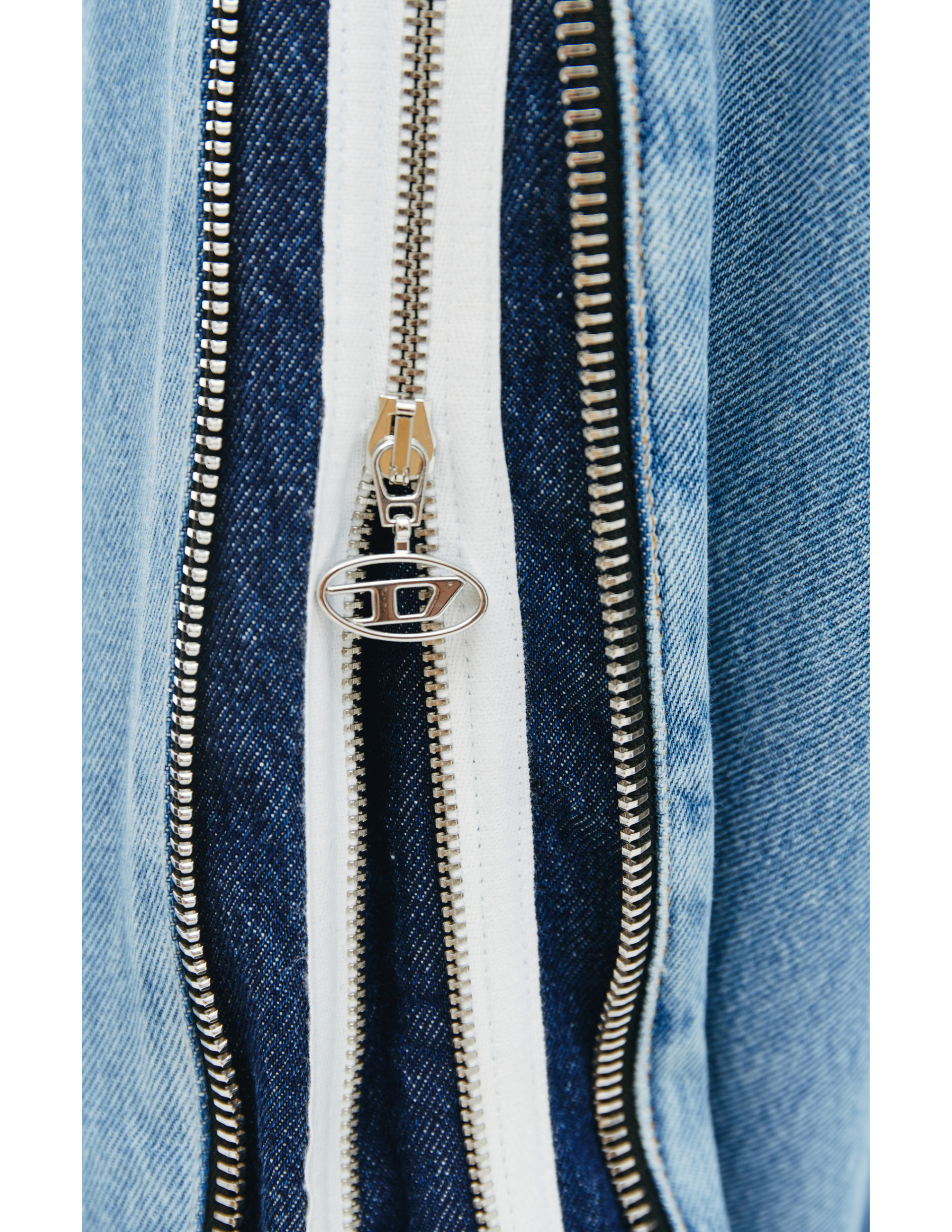 Diesel Wide jeans with zippers