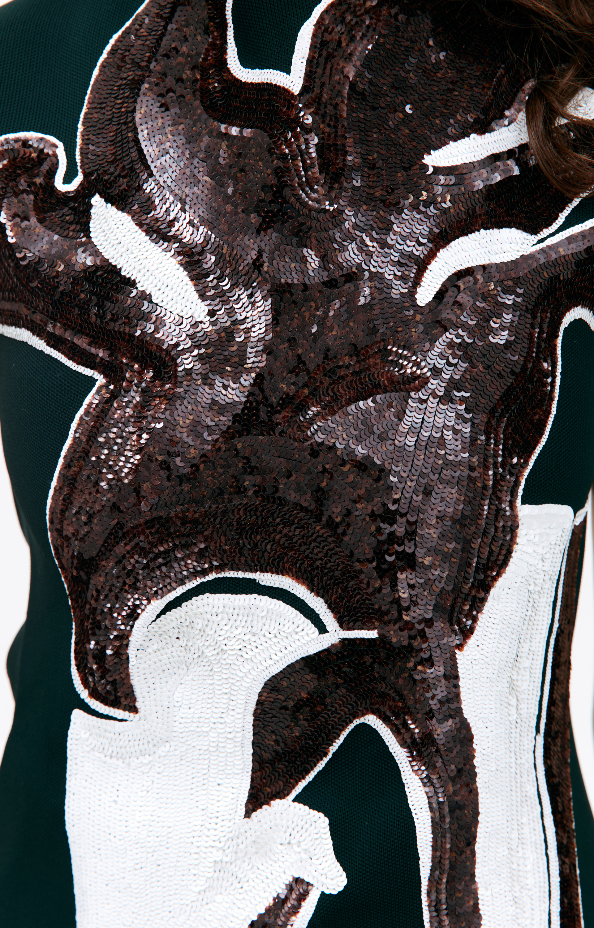 Marni Green Sequin Embroidered Top