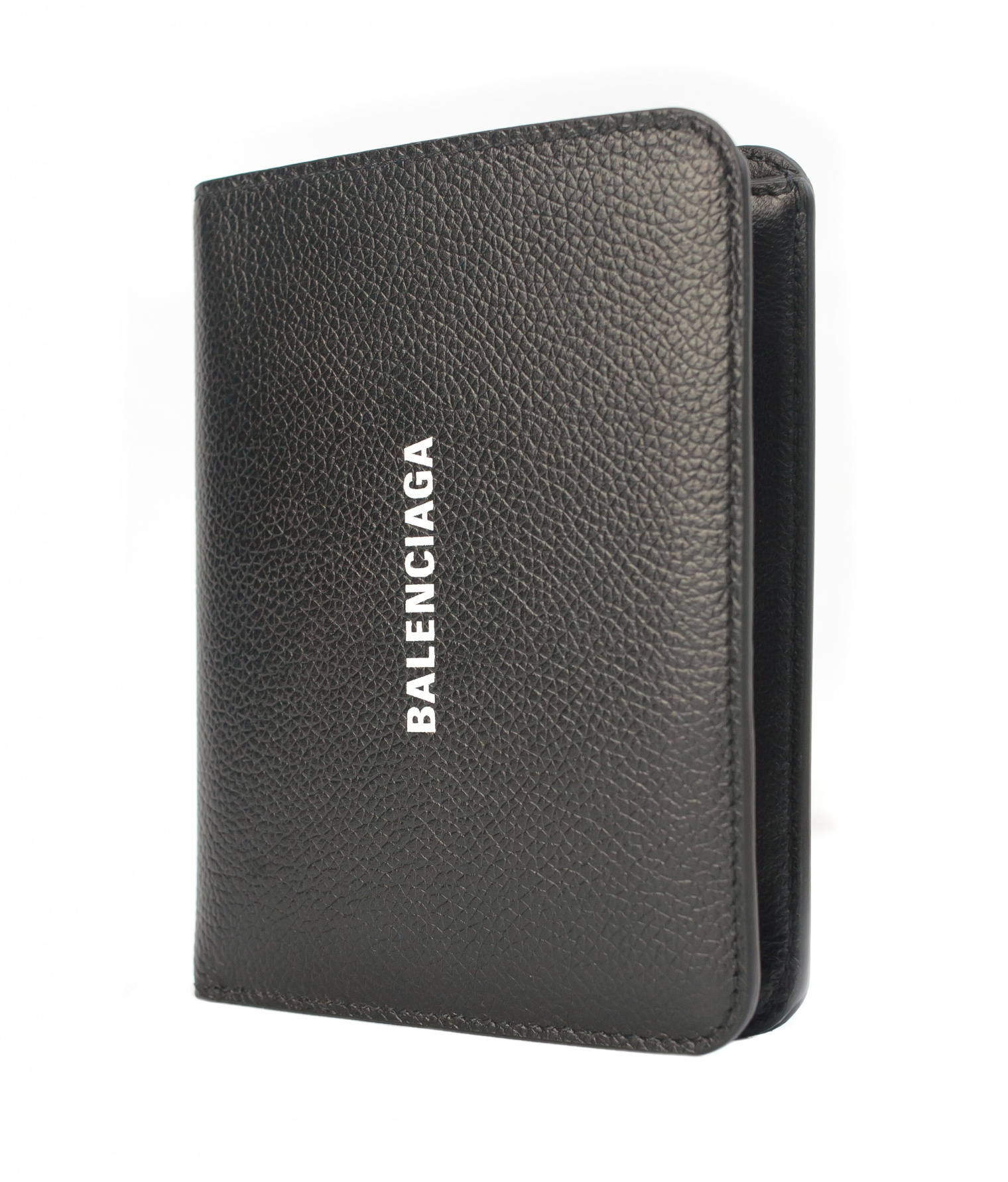Balenciaga Black Leather Cash Wallet