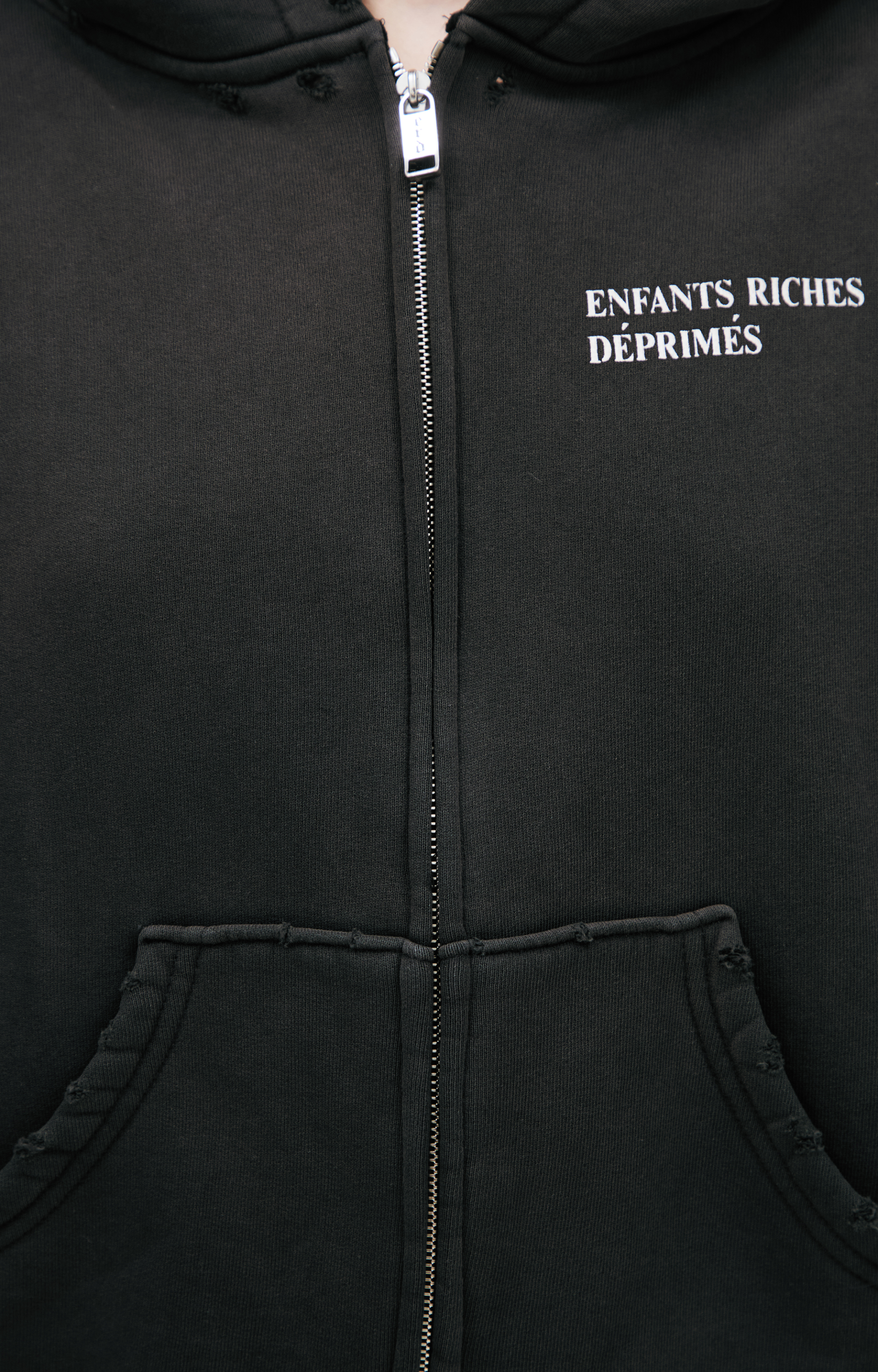 Enfants Riches Déprimés Cotton hoodie with a zipper