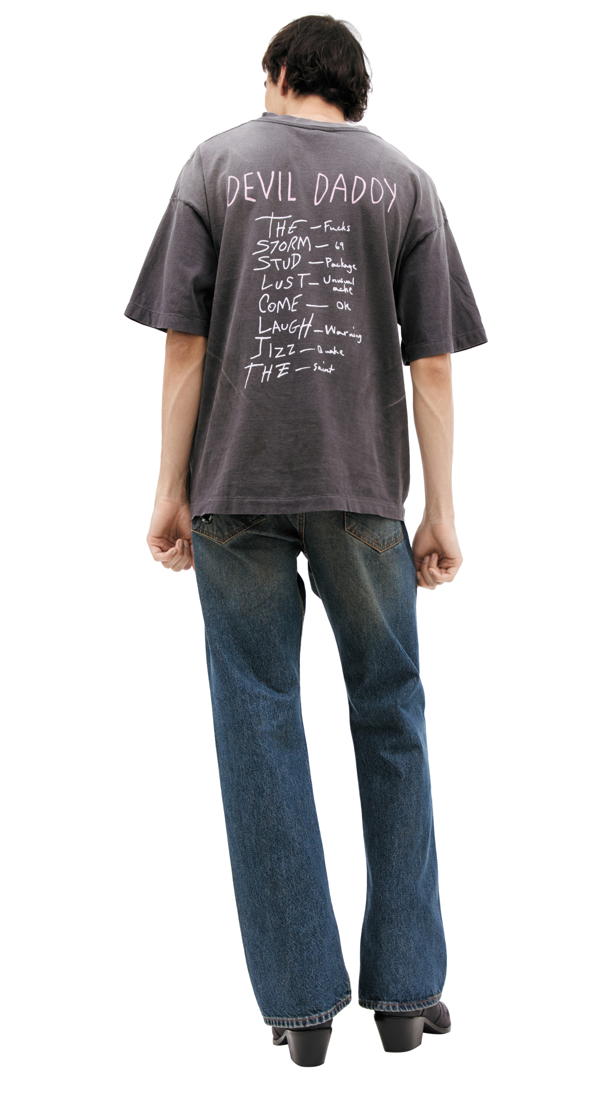 Saint Mxxxxxx Grey T-shirt with print