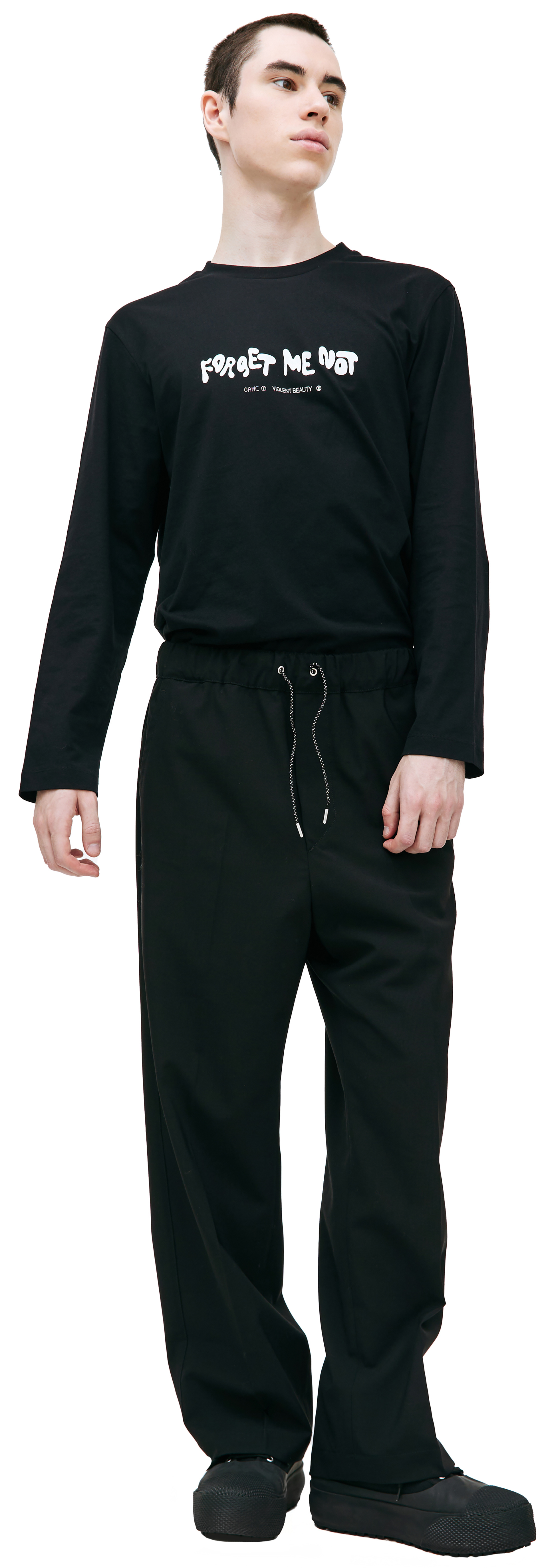 OAMC Black base trousers