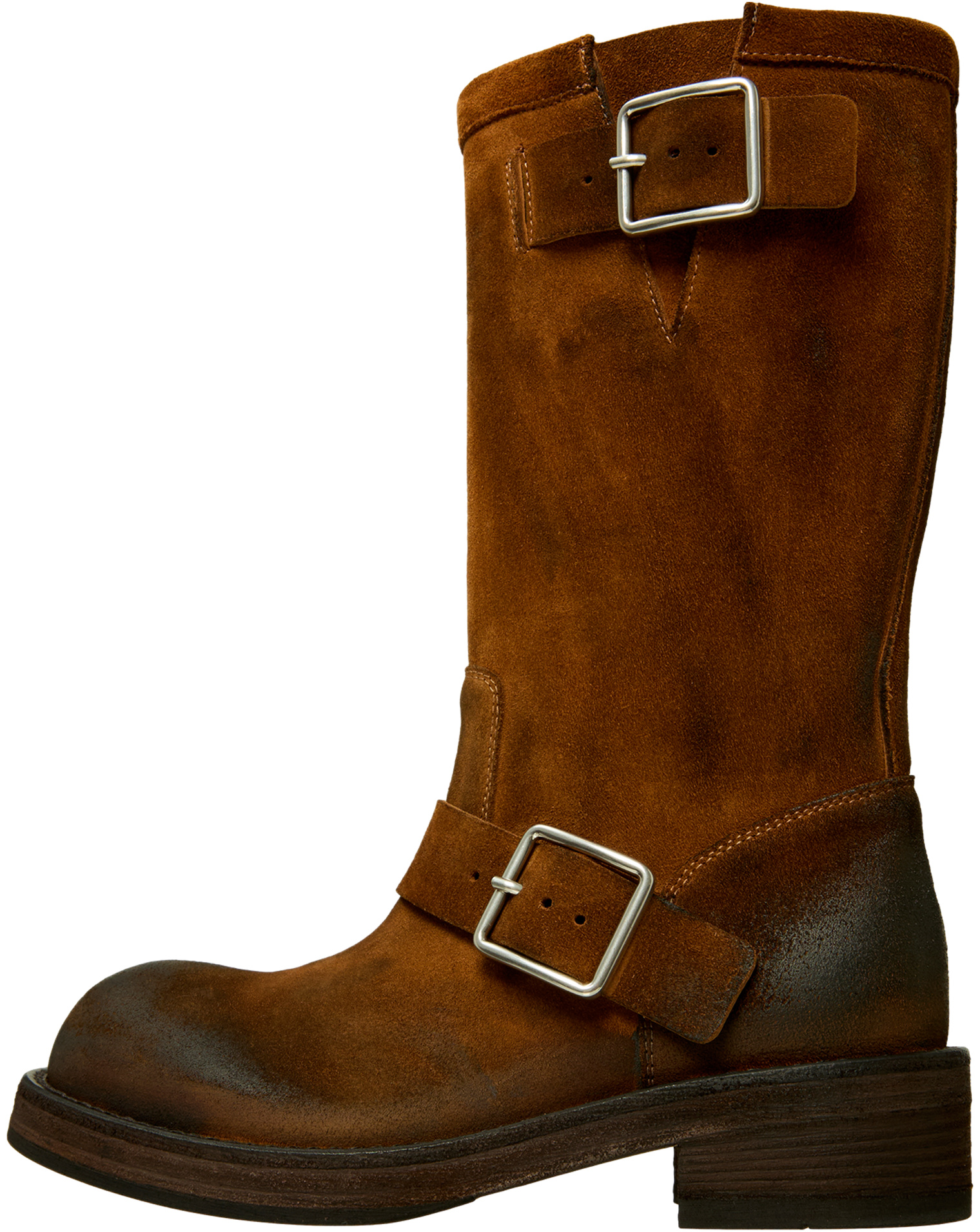 Buy Ann Demeulemeester women brown sarith engineer biker boots for