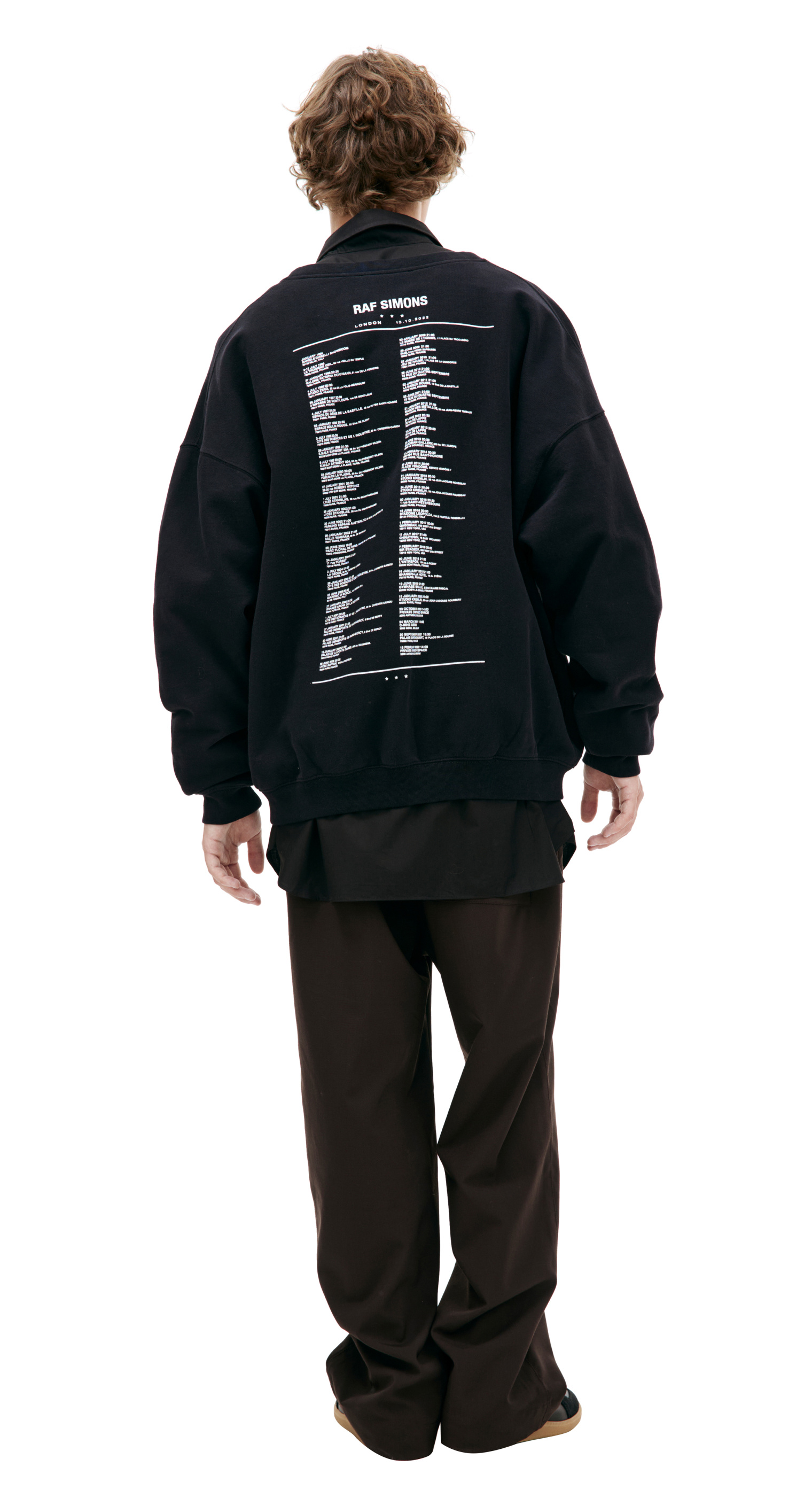 Raf Simons Black print cardigan